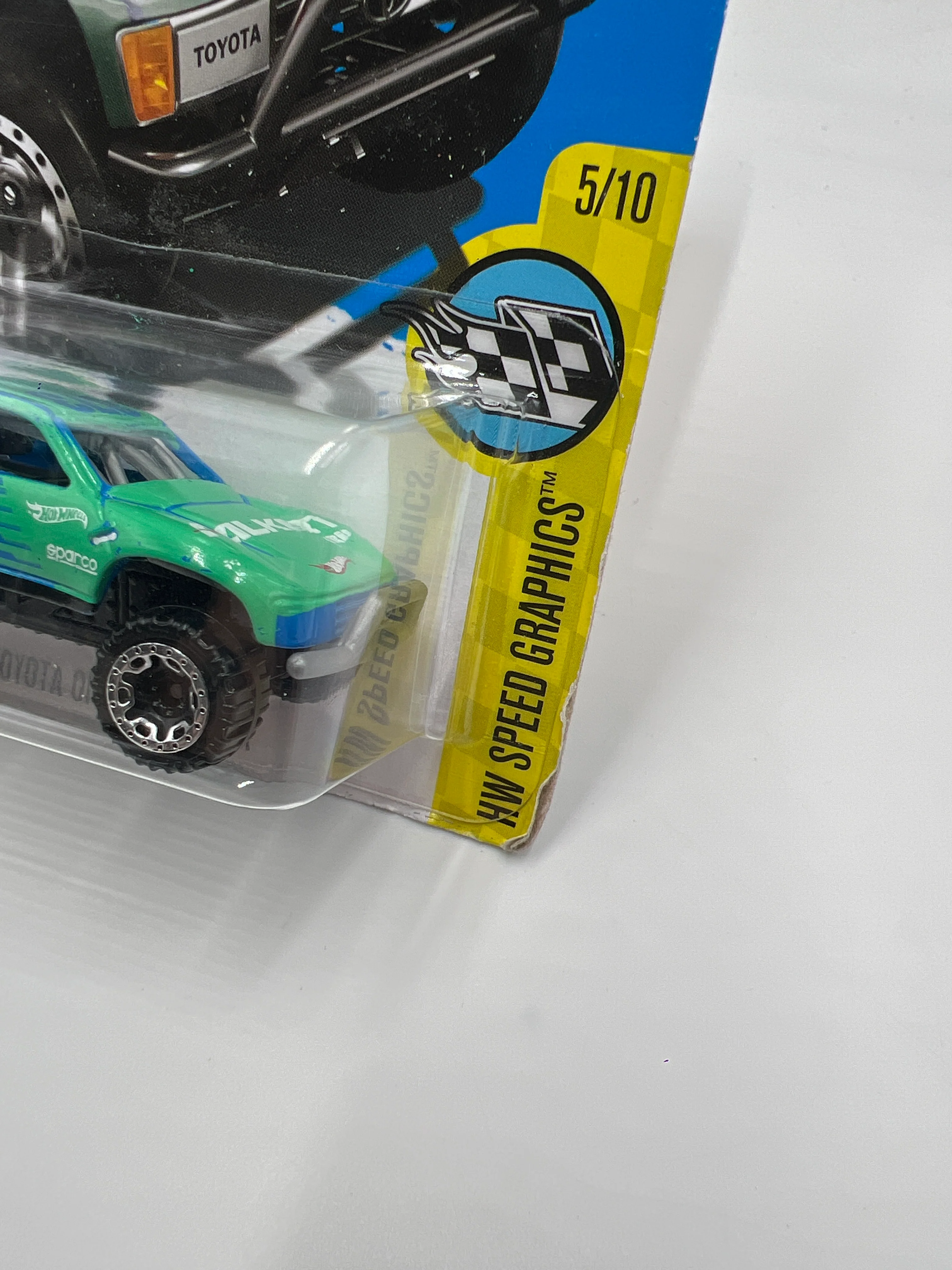 2017 Hot Wheels Speed Graphics #78 Toyota Off-Road Truck Falken Bad Card 93B - Image 6