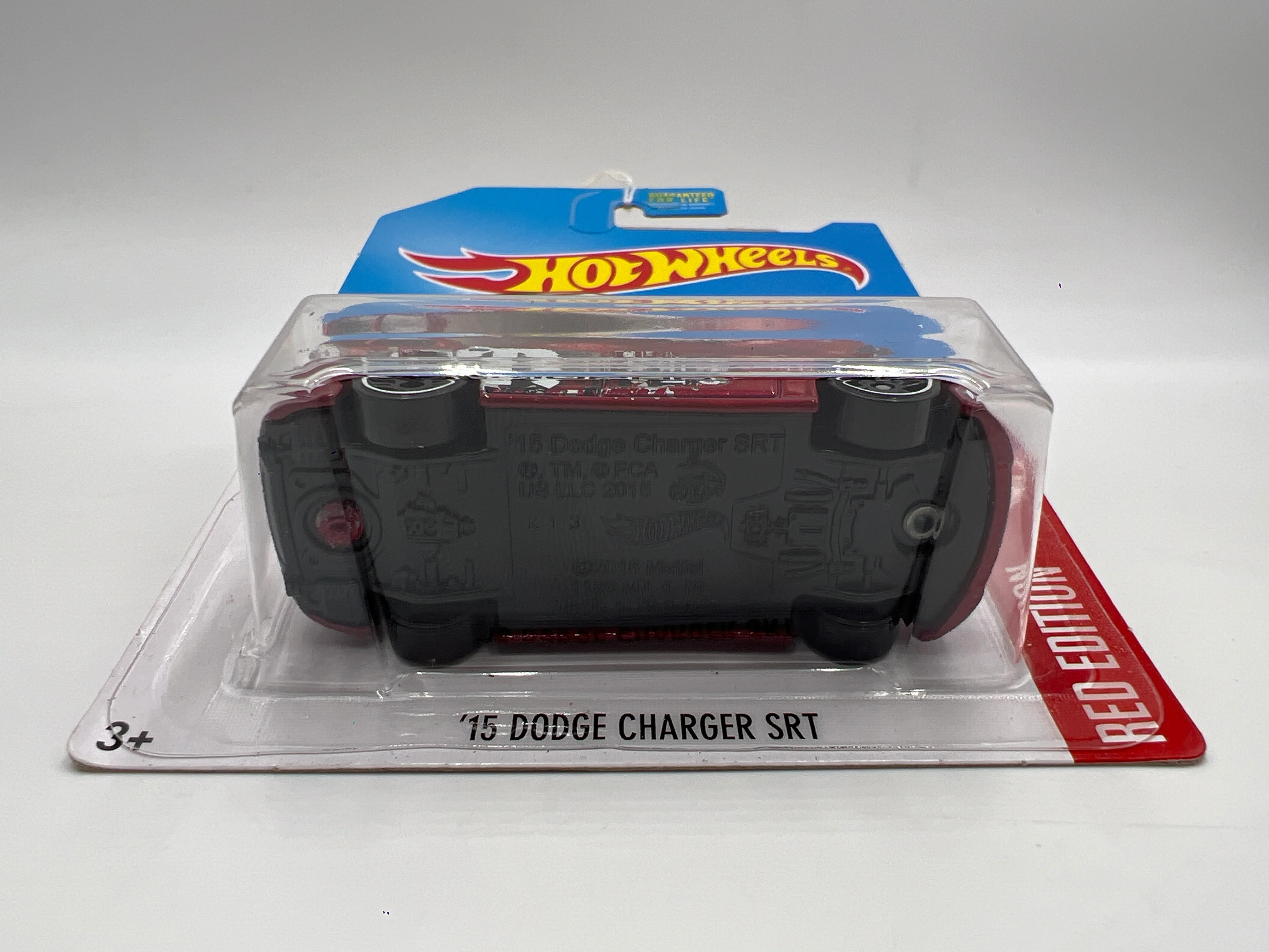 2017 Hot Wheels Target Exclusive Red Edition 15 Dodge Charger SRT Red - Image 5