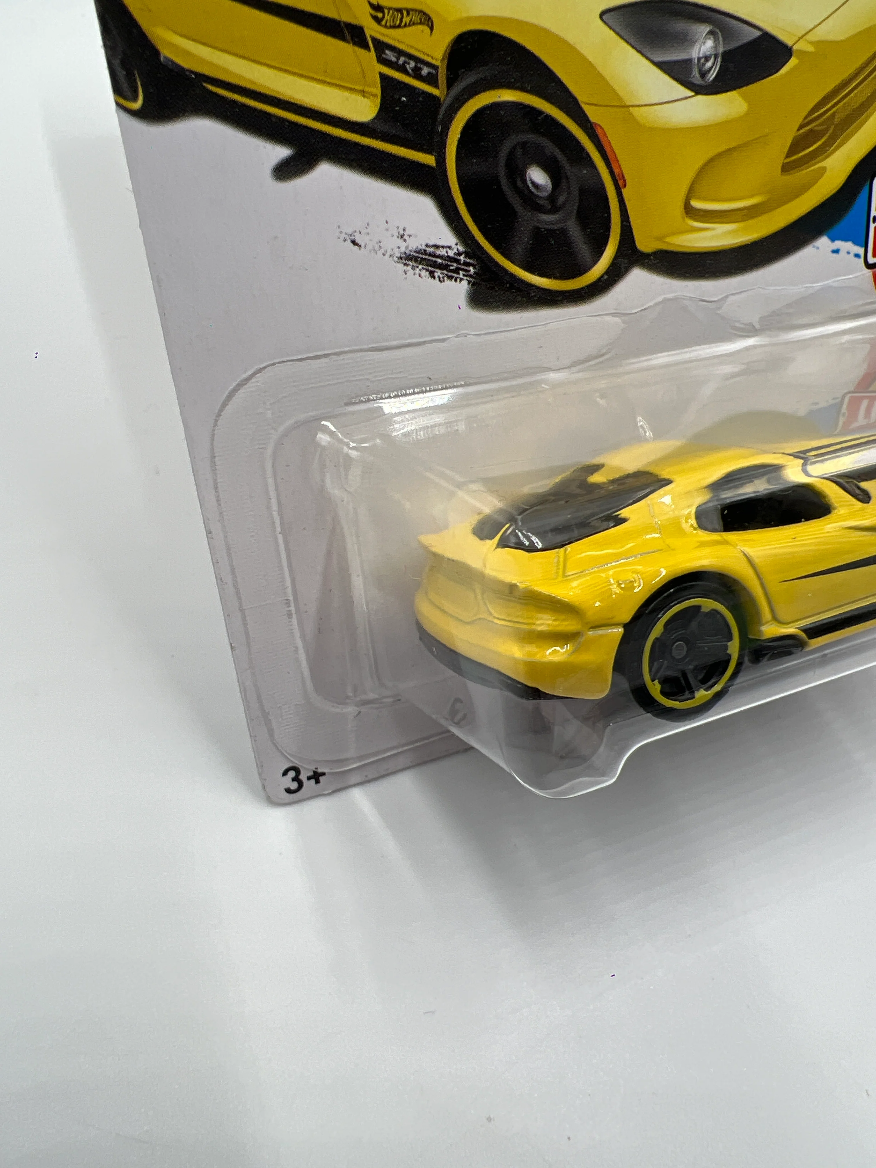 2017 Hot Wheels Then And Now #199 2013 SRT Viper Yellow 50B - Image 5