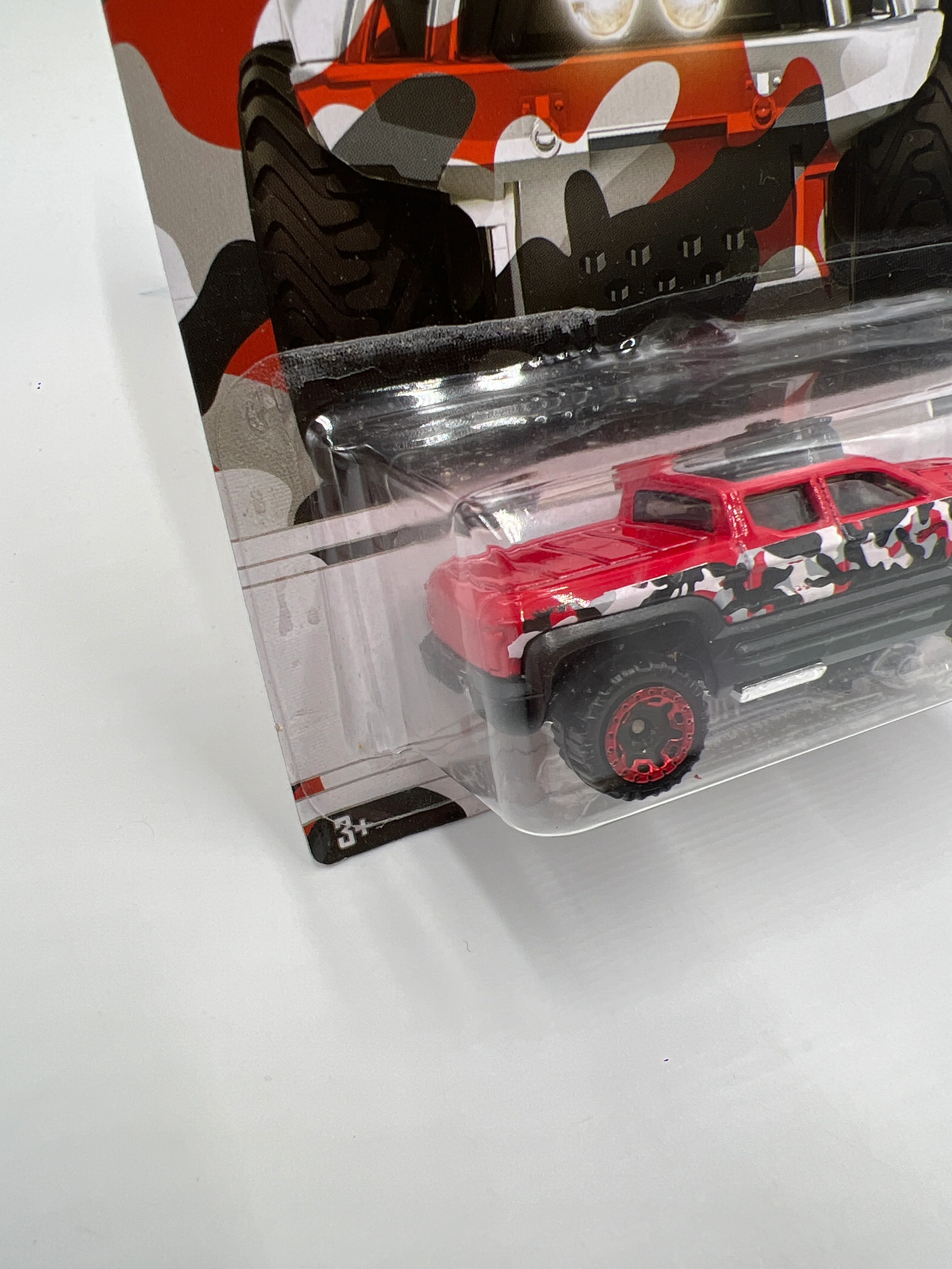 Hot Wheels Walmart Camouflage Series #8 Off-Duty Red 161E - Image 4