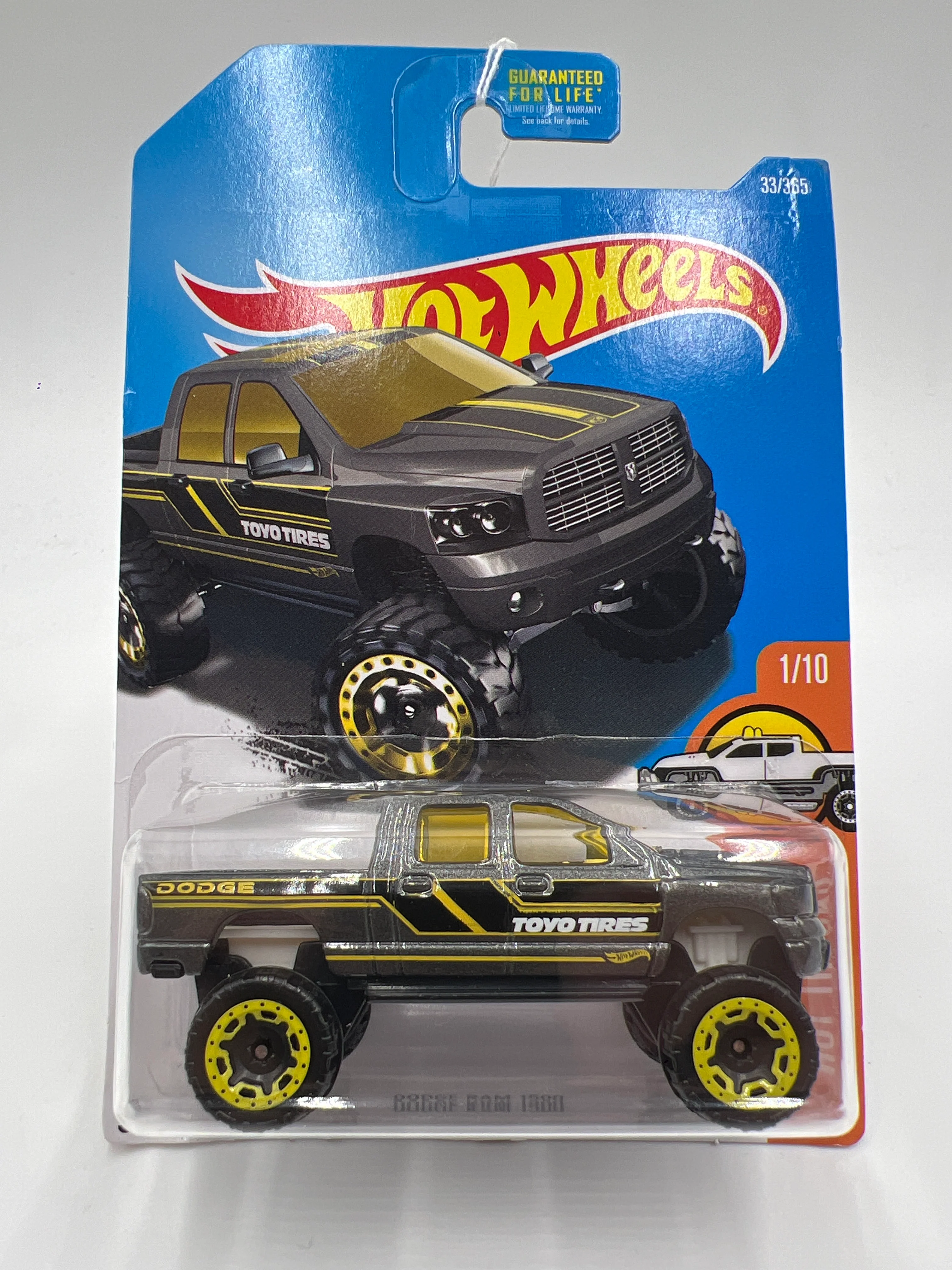 2017 Hot Wheels Hot Trucks #33 Dodge Ram 1500 Gray 38D - Image 2