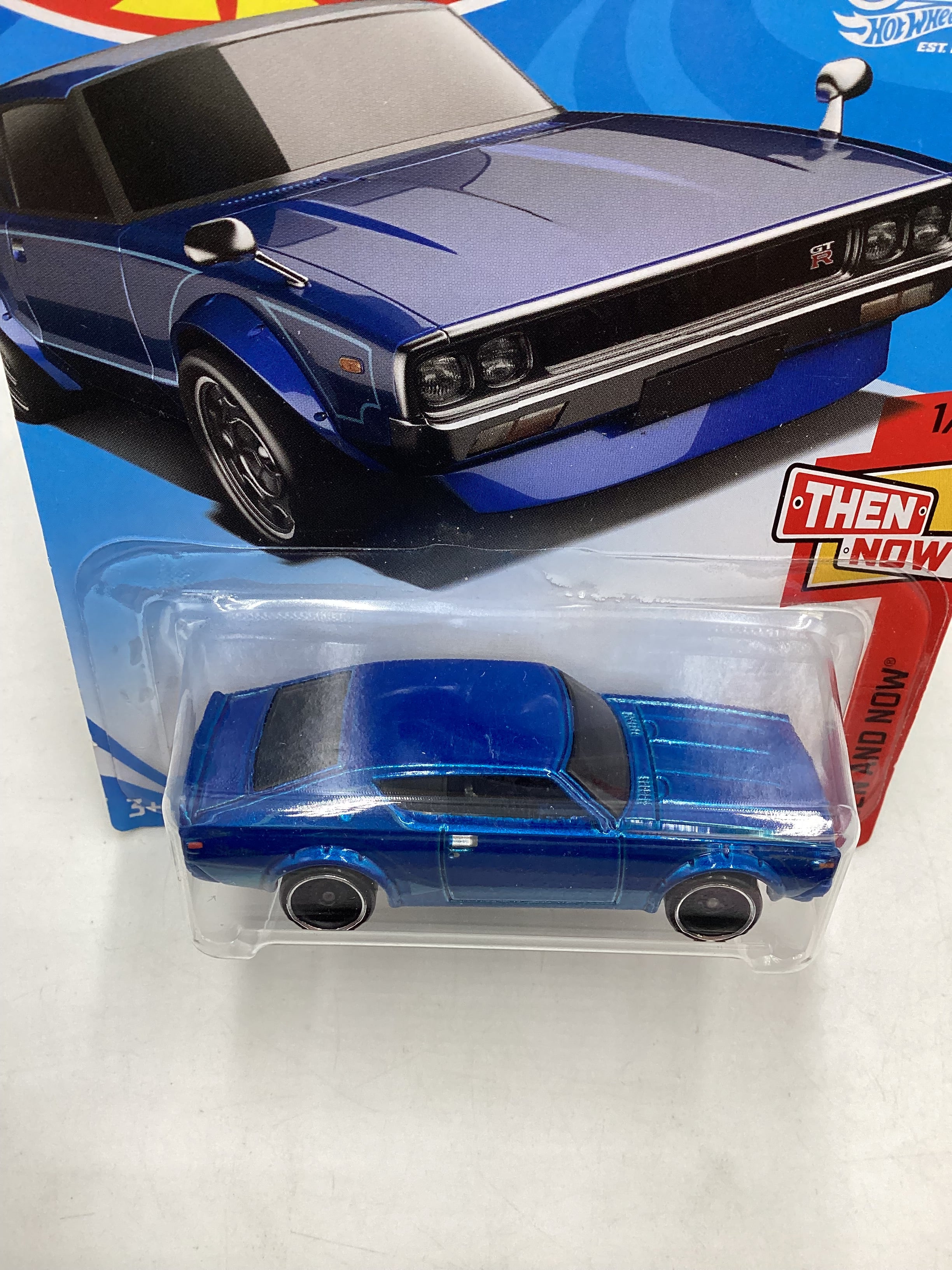 2018 Hot Wheels  #118 Blue Nissan Skyline 2000 GT-R  82F - Image 5