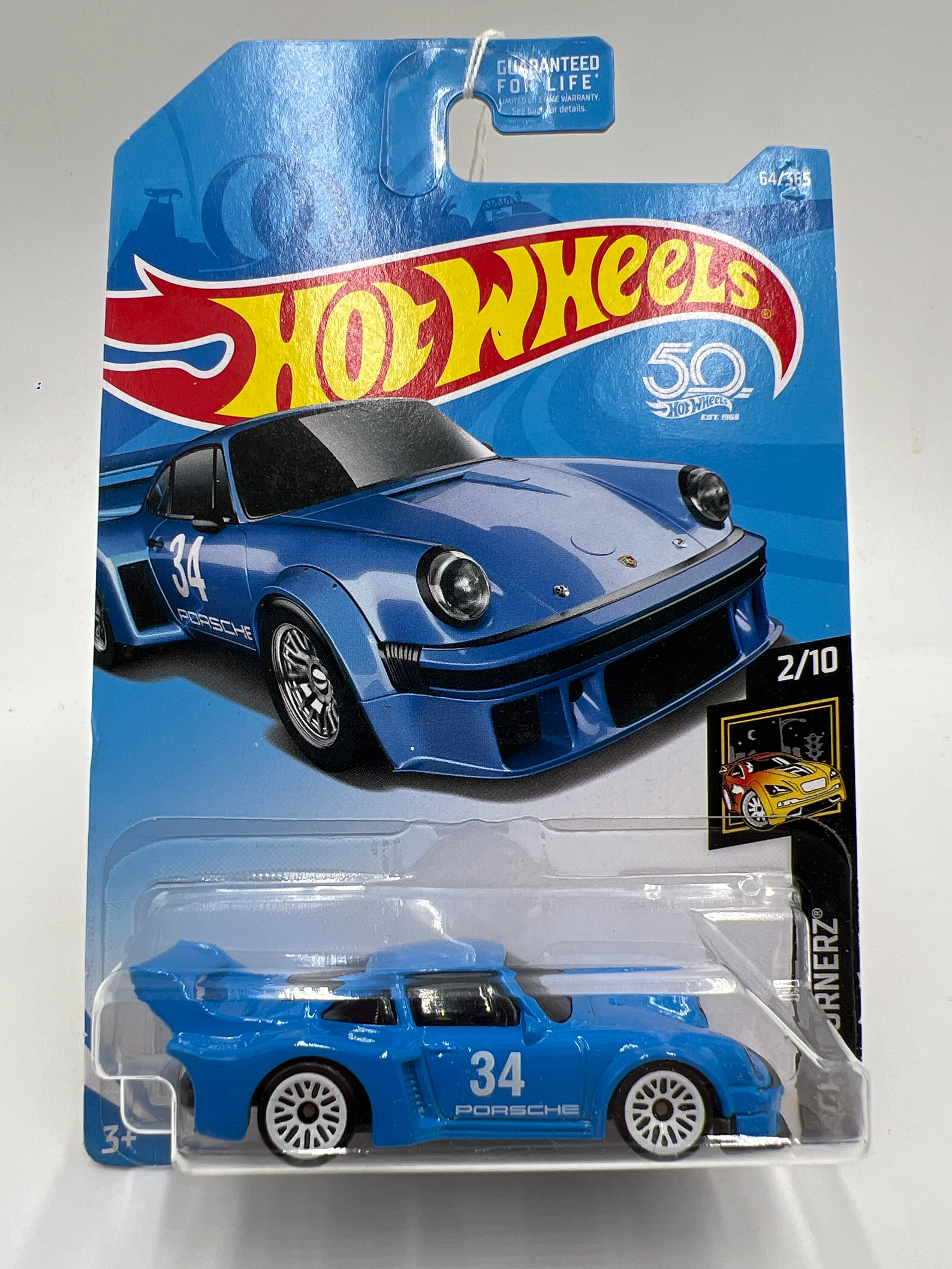 2018 Hot Wheels Nightburnerz #64 Porsche 934.5 Blue - Image 2
