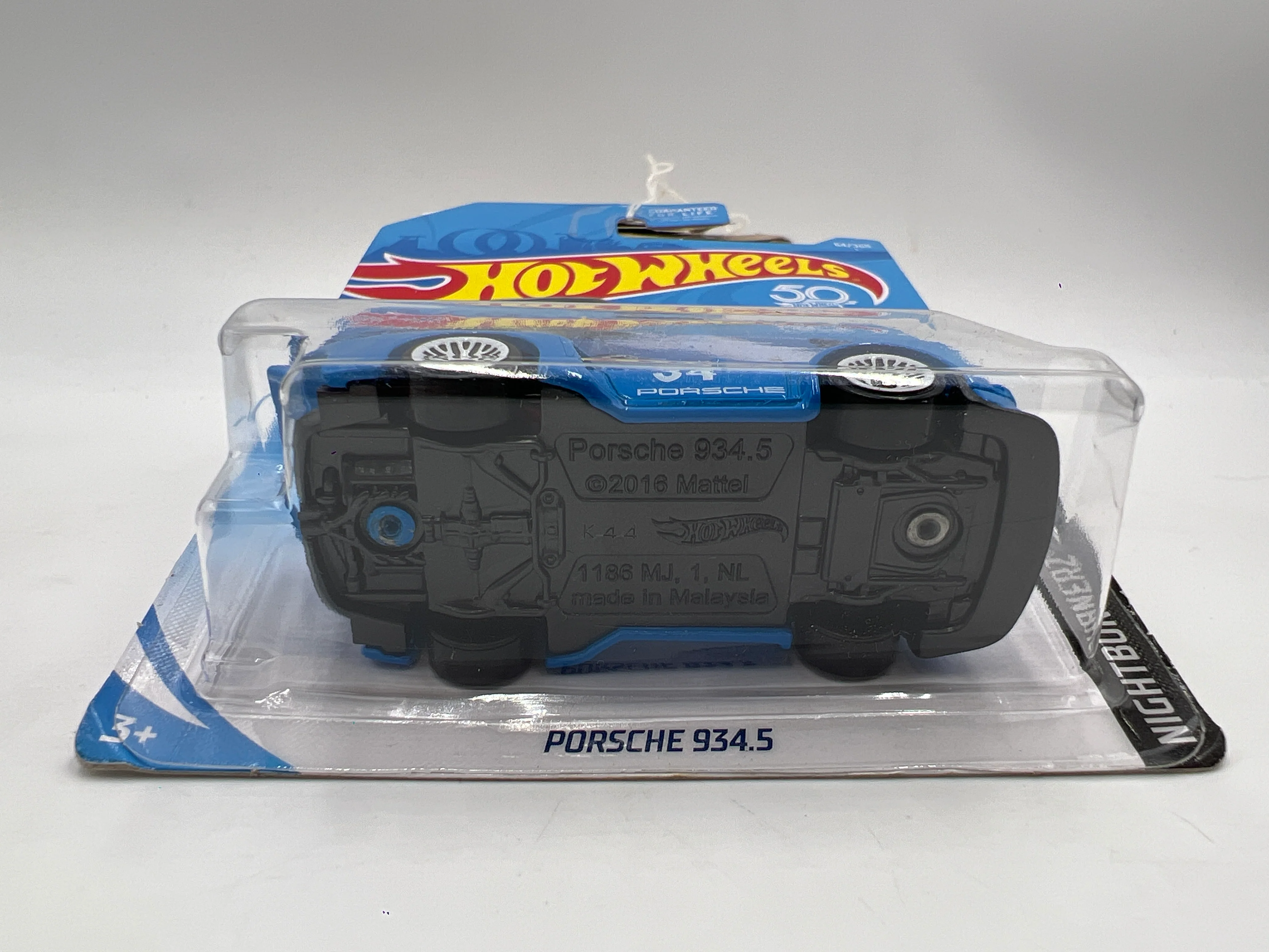2018 Hot Wheels Nightburnerz #64 Porsche 934.5 Blue - Image 6