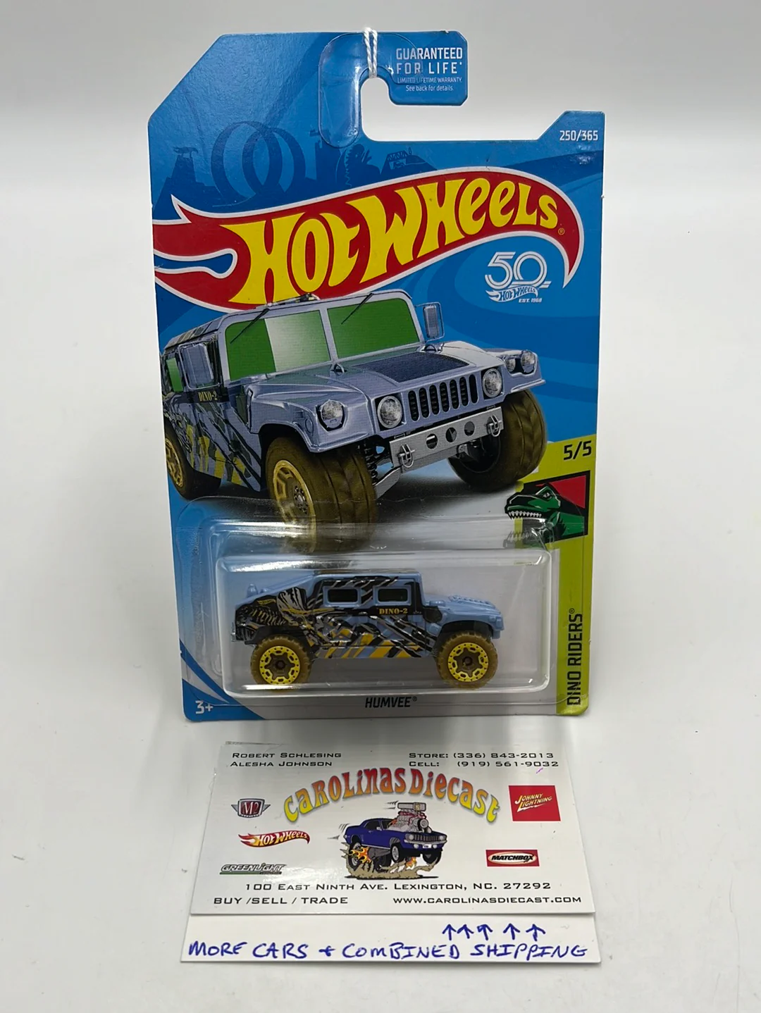 Hot Wheels 2018 Humvee Blue #250 44C