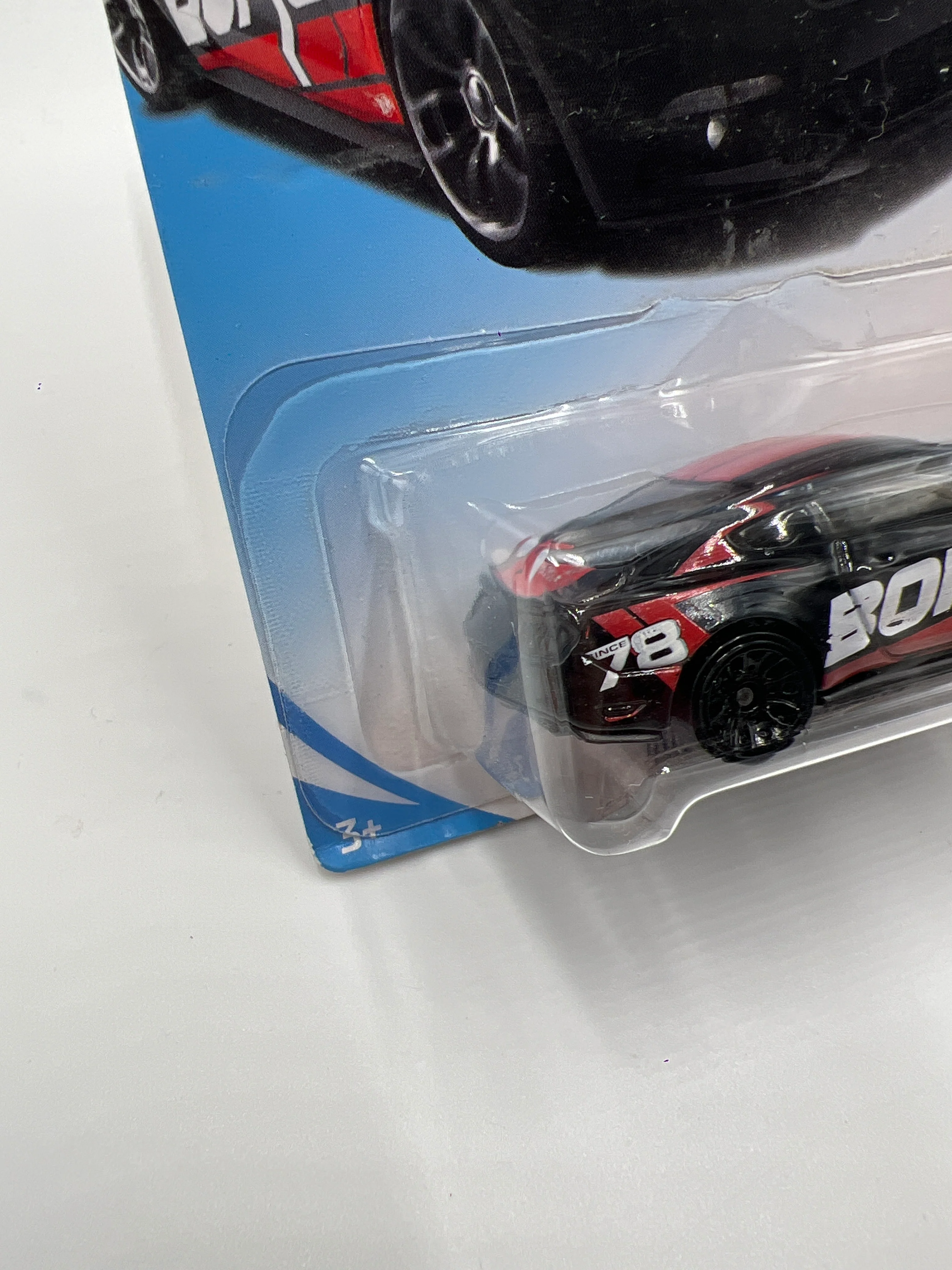 2018 Hot Wheels Speed Graphics #80 2015 Ford Mustang GT Borla Black 32D - Image 4