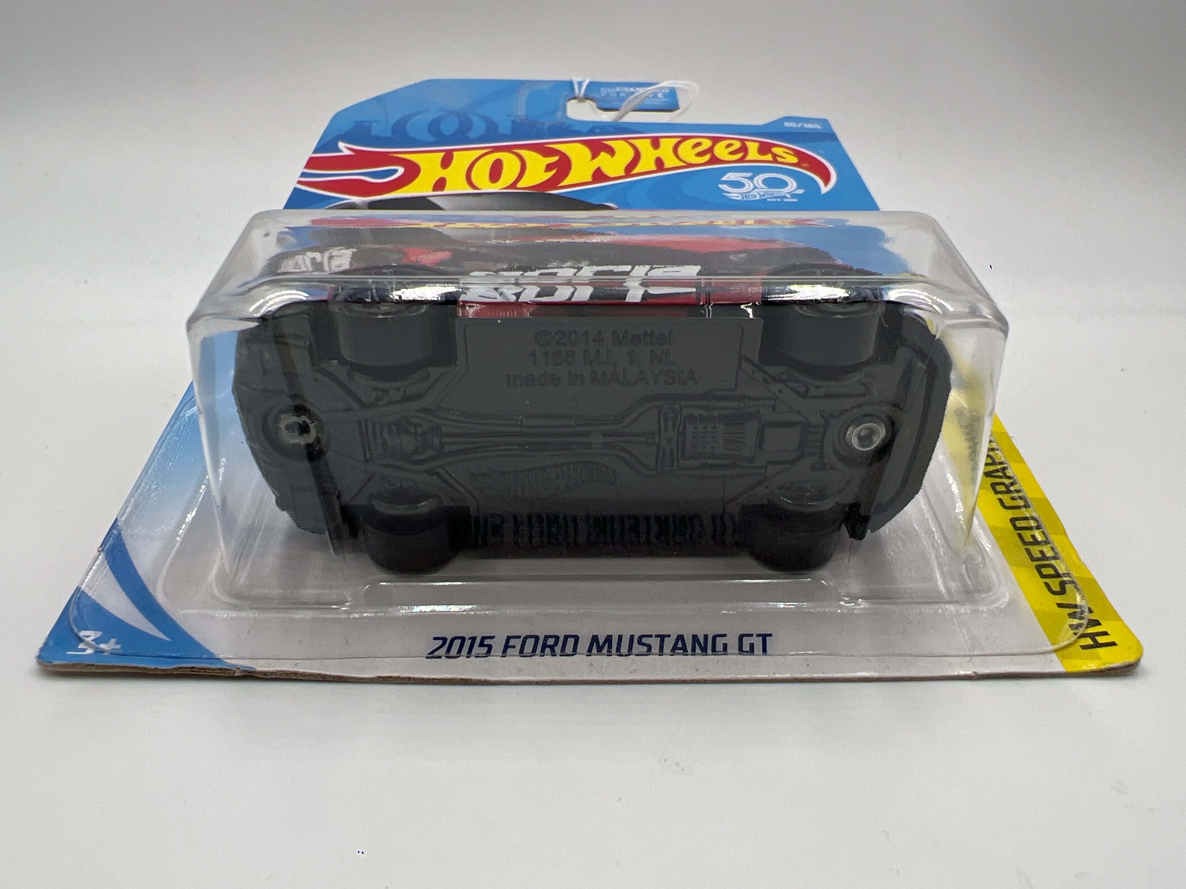 2018 Hot Wheels Speed Graphics #80 2015 Ford Mustang GT Borla Black 32D - Image 5