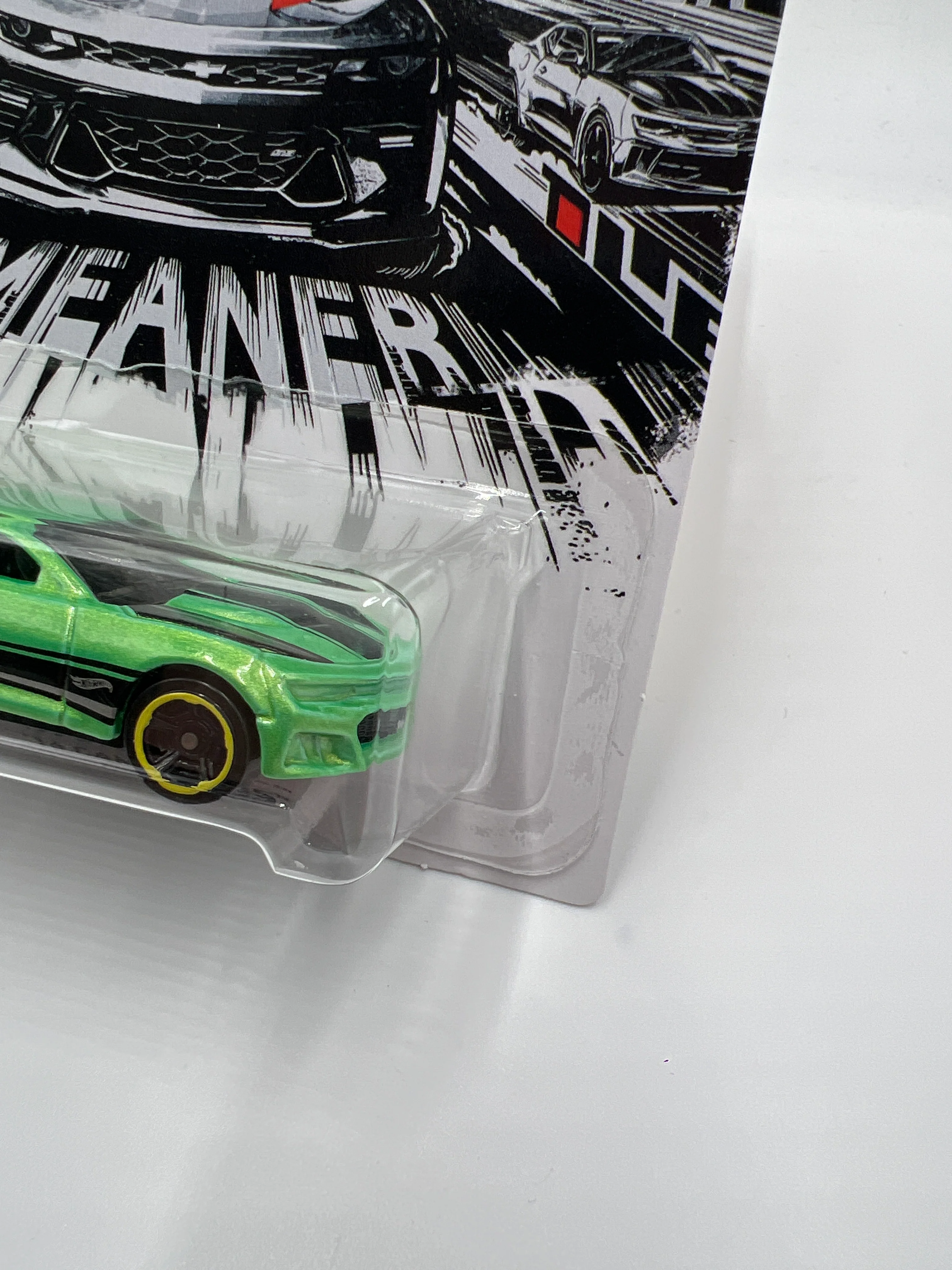 2018 Hot Wheels 50th Anniversary Camaro Series #9 16 Camaro SS Green 151F - Image 4