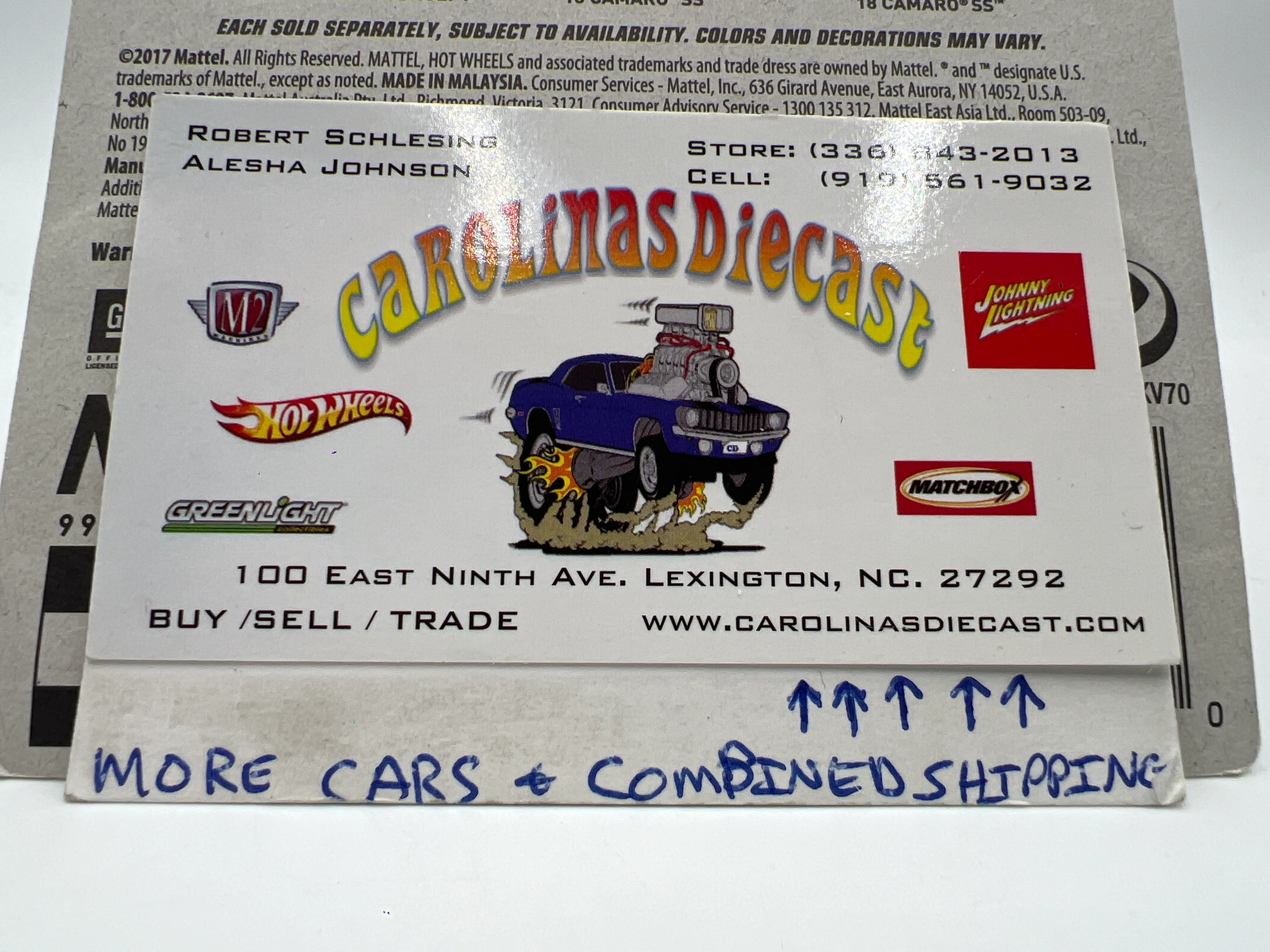2018 Hot Wheels 50th Anniversary Camaro Series #8 12 Camaro ZL1 Concept Black 152F - Image 8