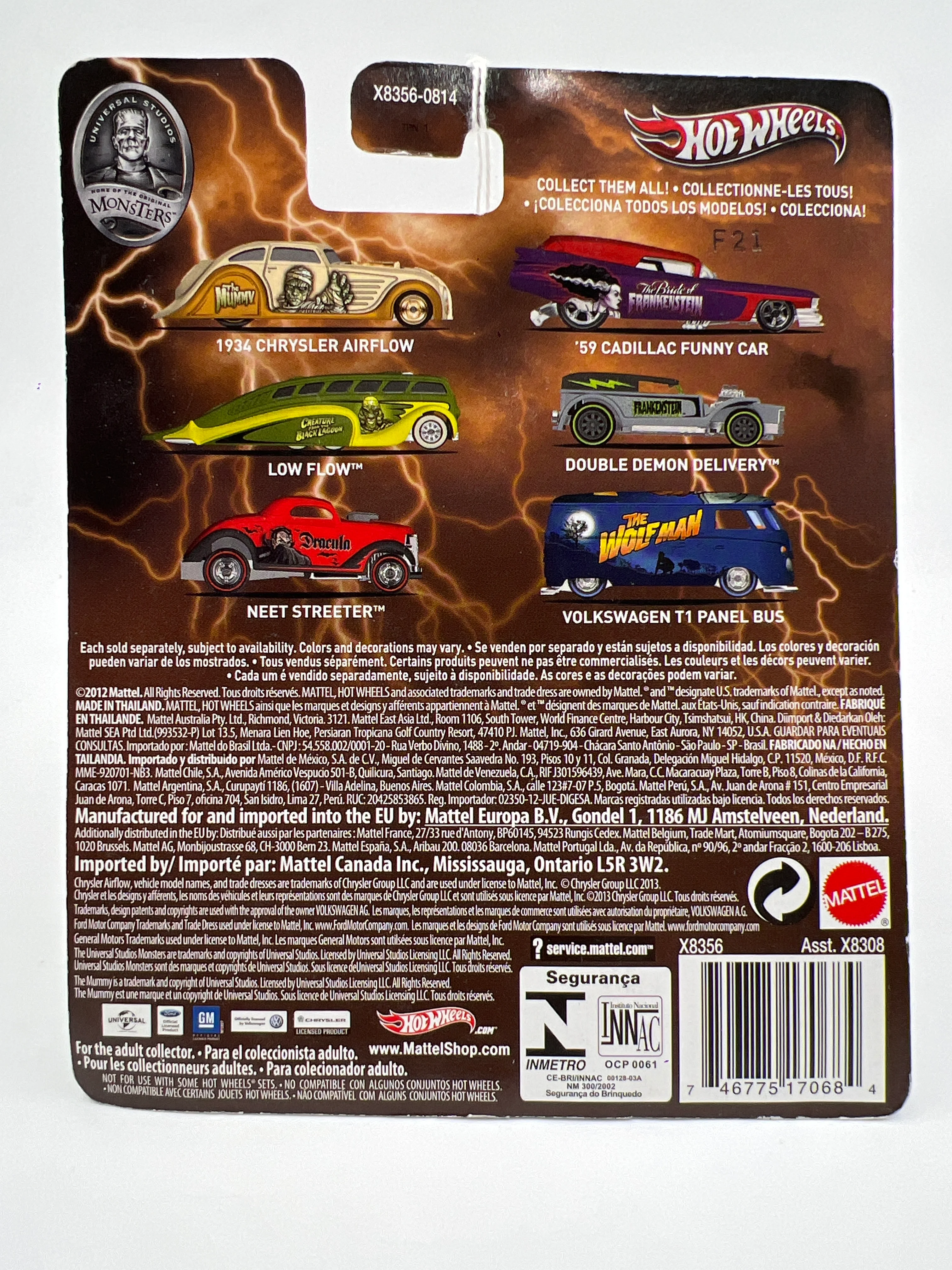 Hot Wheels Premium Universal Studios Monsters The Mummy 1934 Chrysler Airflow 271E - Image 7