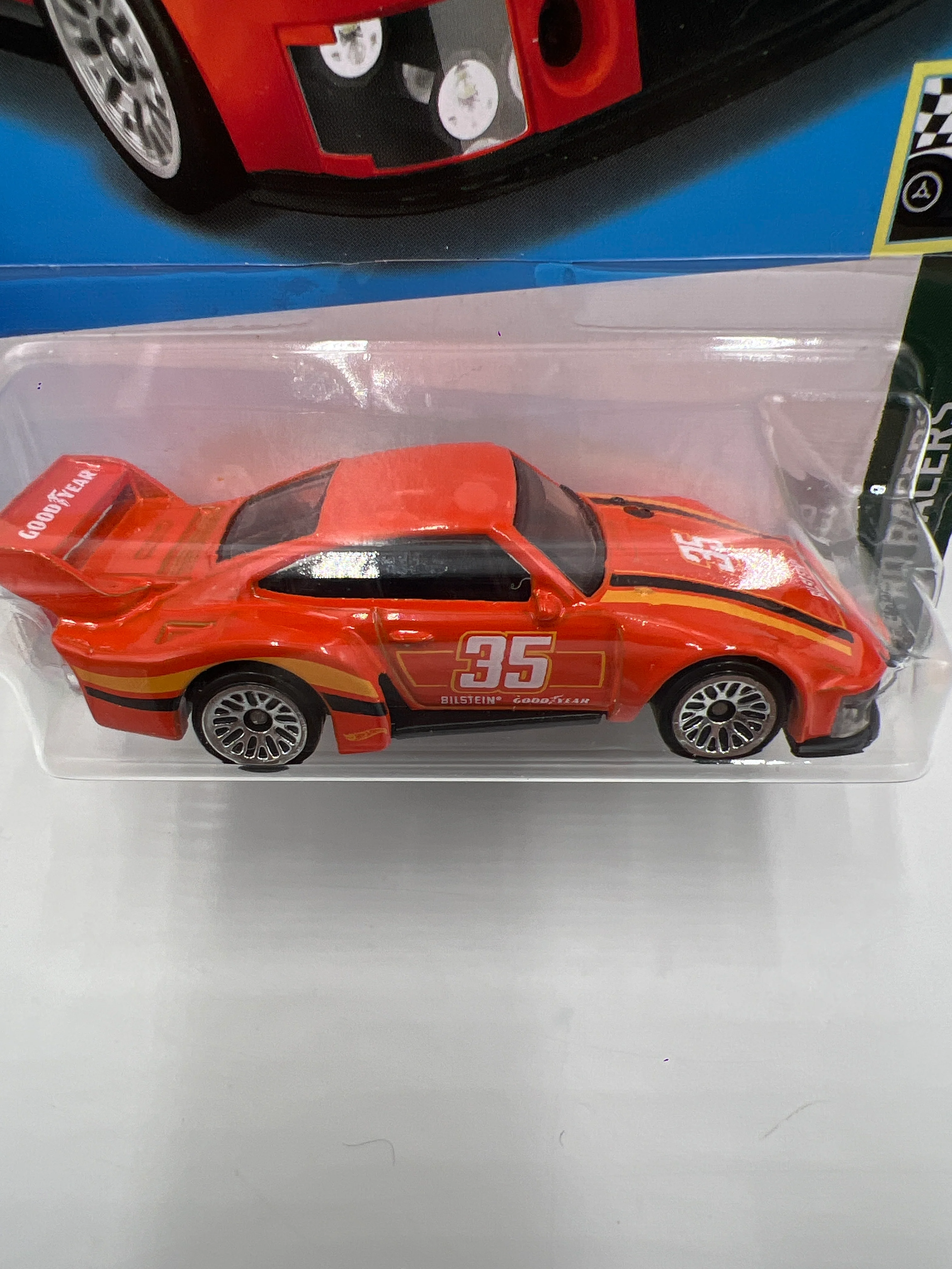 2022 Hot Wheels Porsche 935 #132 Best Buy Exclusive Orange 240B - Image 3