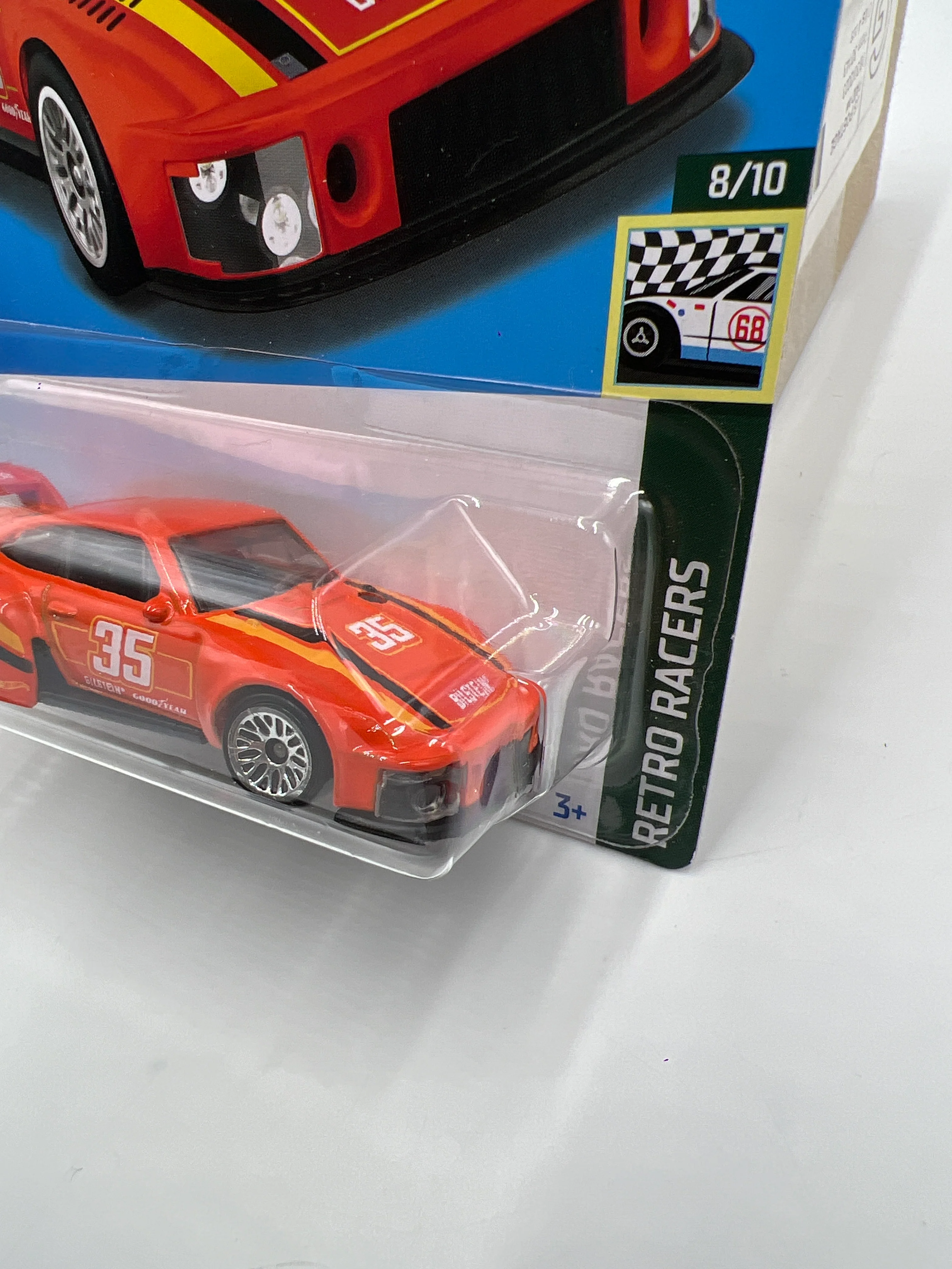 2022 Hot Wheels Porsche 935 #132 Best Buy Exclusive Orange 240B - Image 4