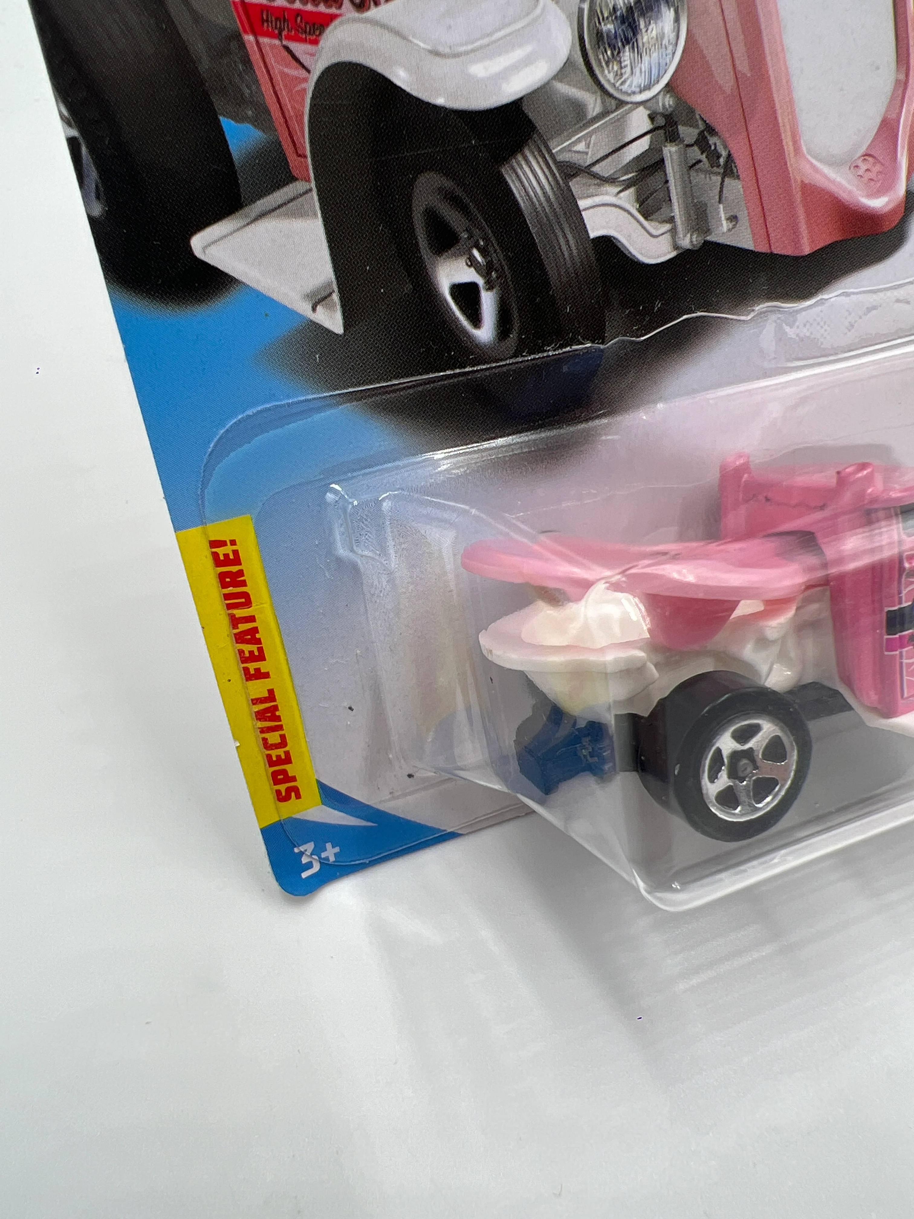 2018 Hot Wheels Experimotors #49 Gotta Go Pink - Image 5