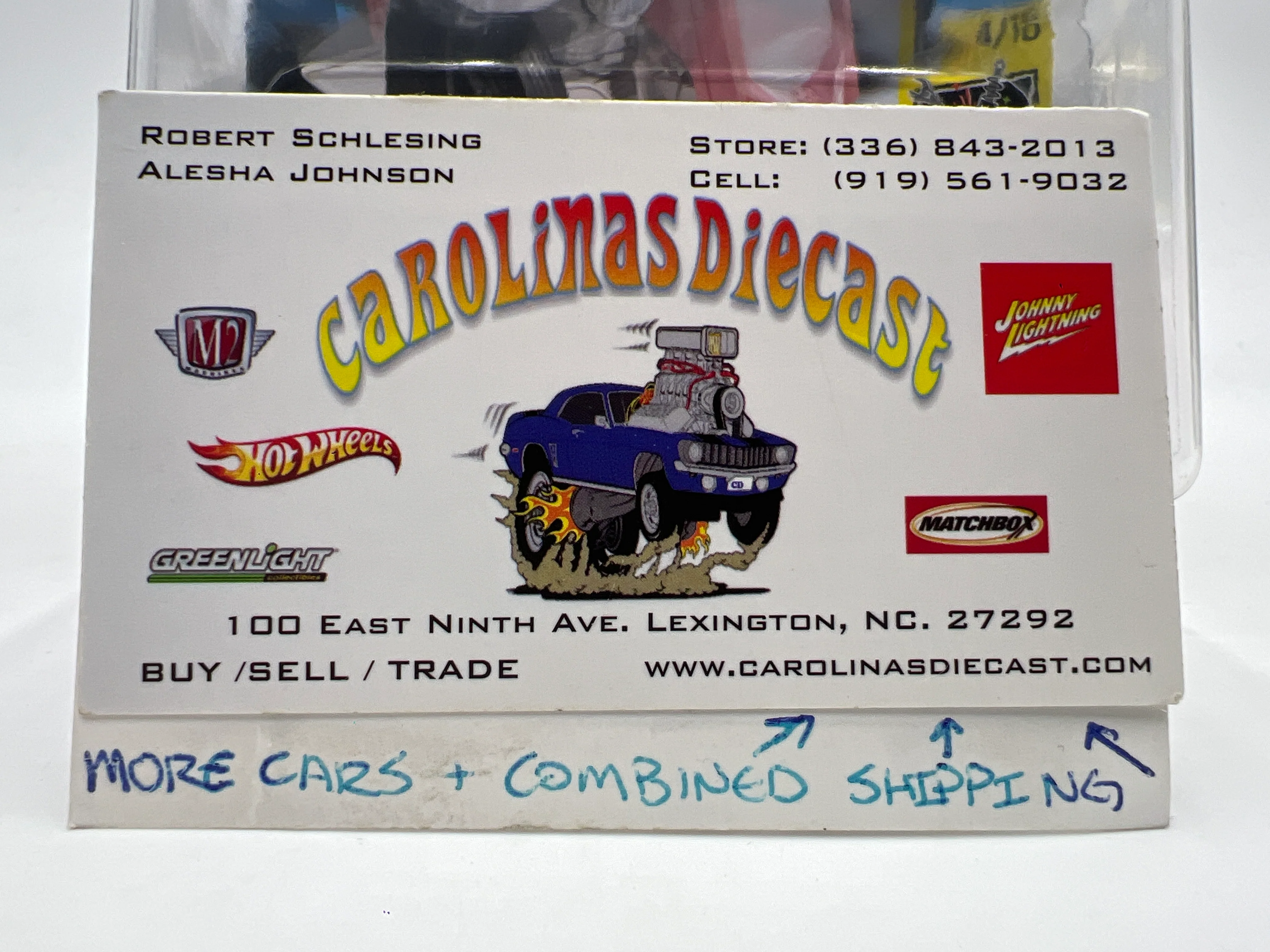 2018 Hot Wheels Experimotors #49 Gotta Go Pink W/Protector - Image 9
