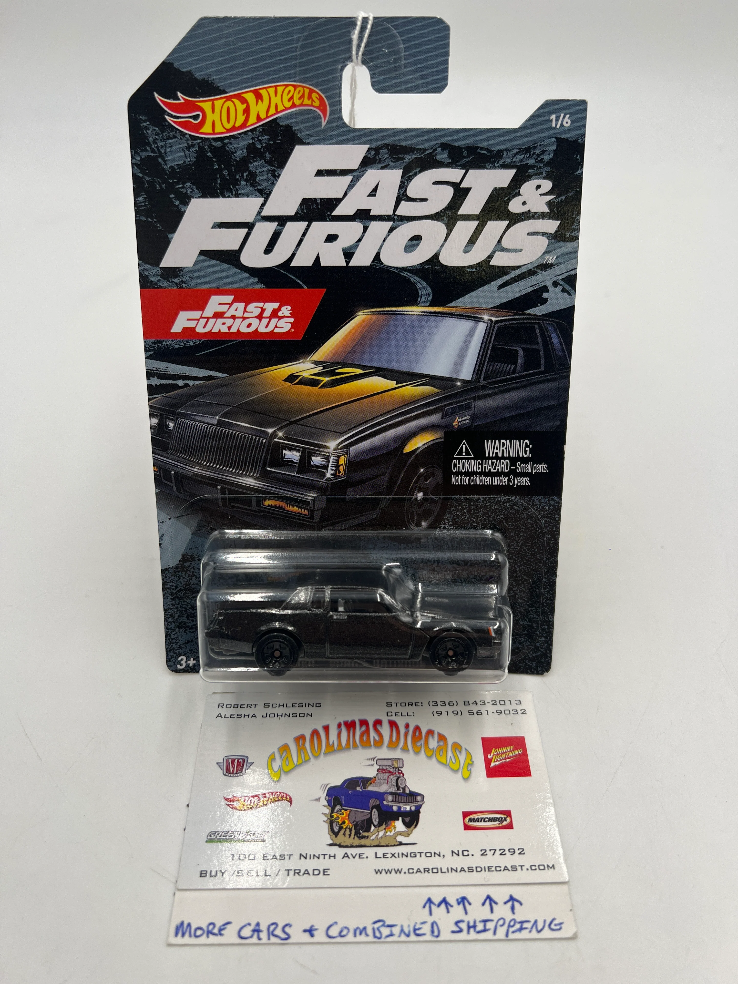2019 Hot Wheels Fast and Furious #1 Buick Grand National 72F