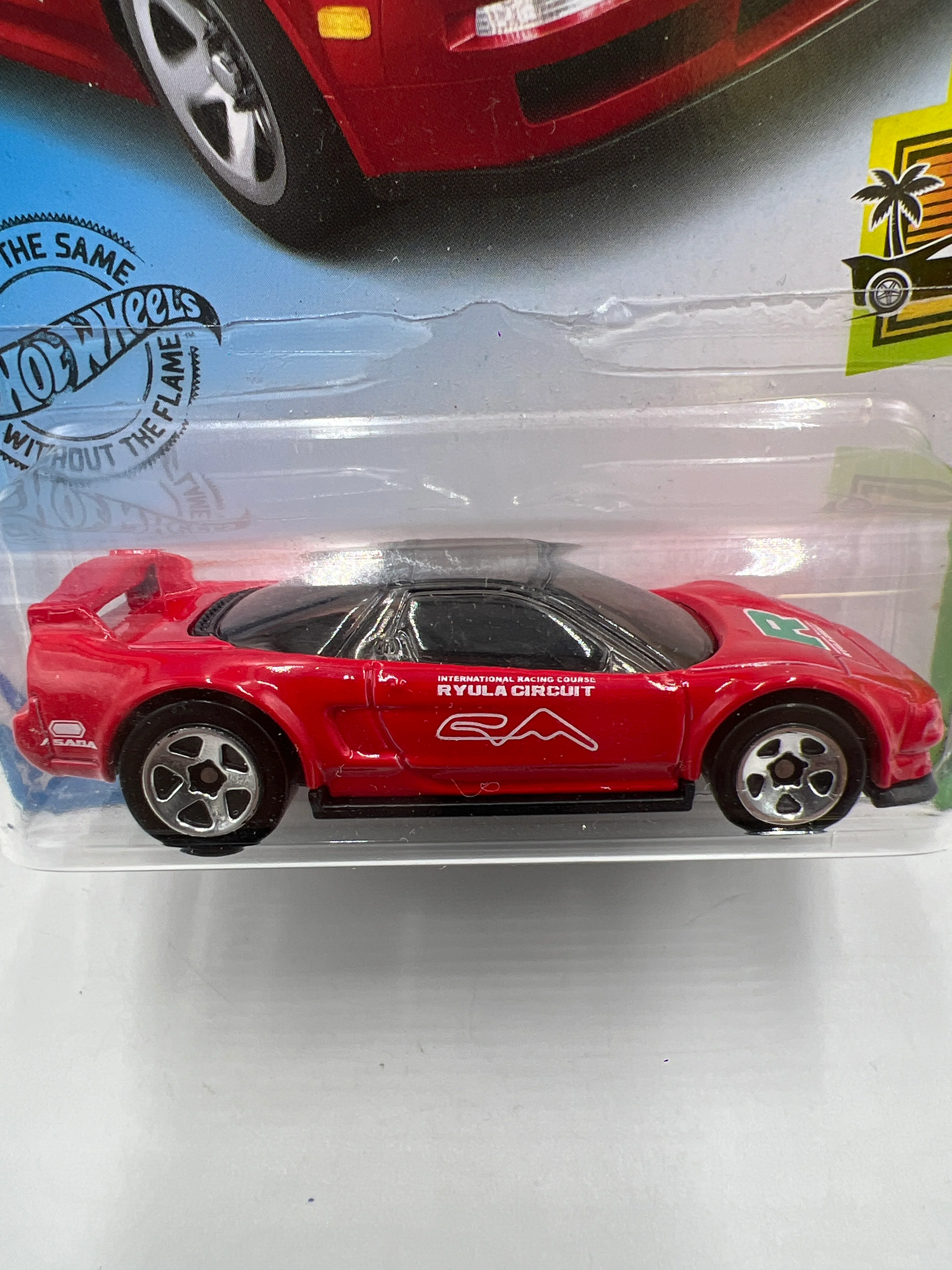 2020 Hot Wheels Exotics #163 90 Acura NSX Red 105F - Image 2