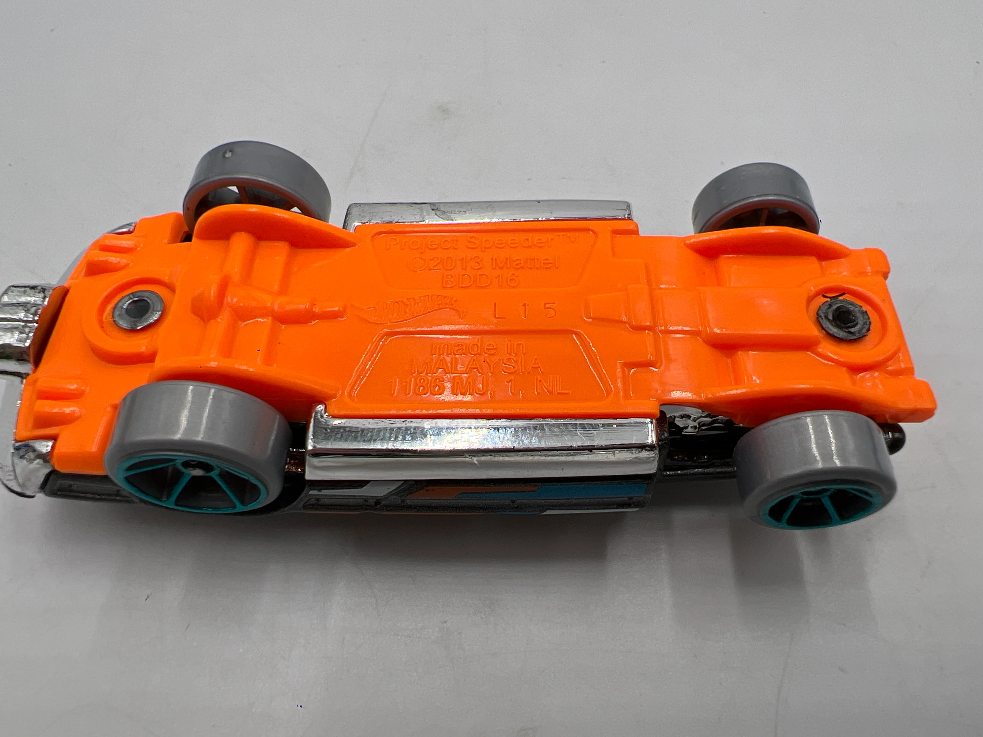 2018 Hot Wheels Mystery Models Series 2 #12 Chase Project Speeder Gray - Image 6