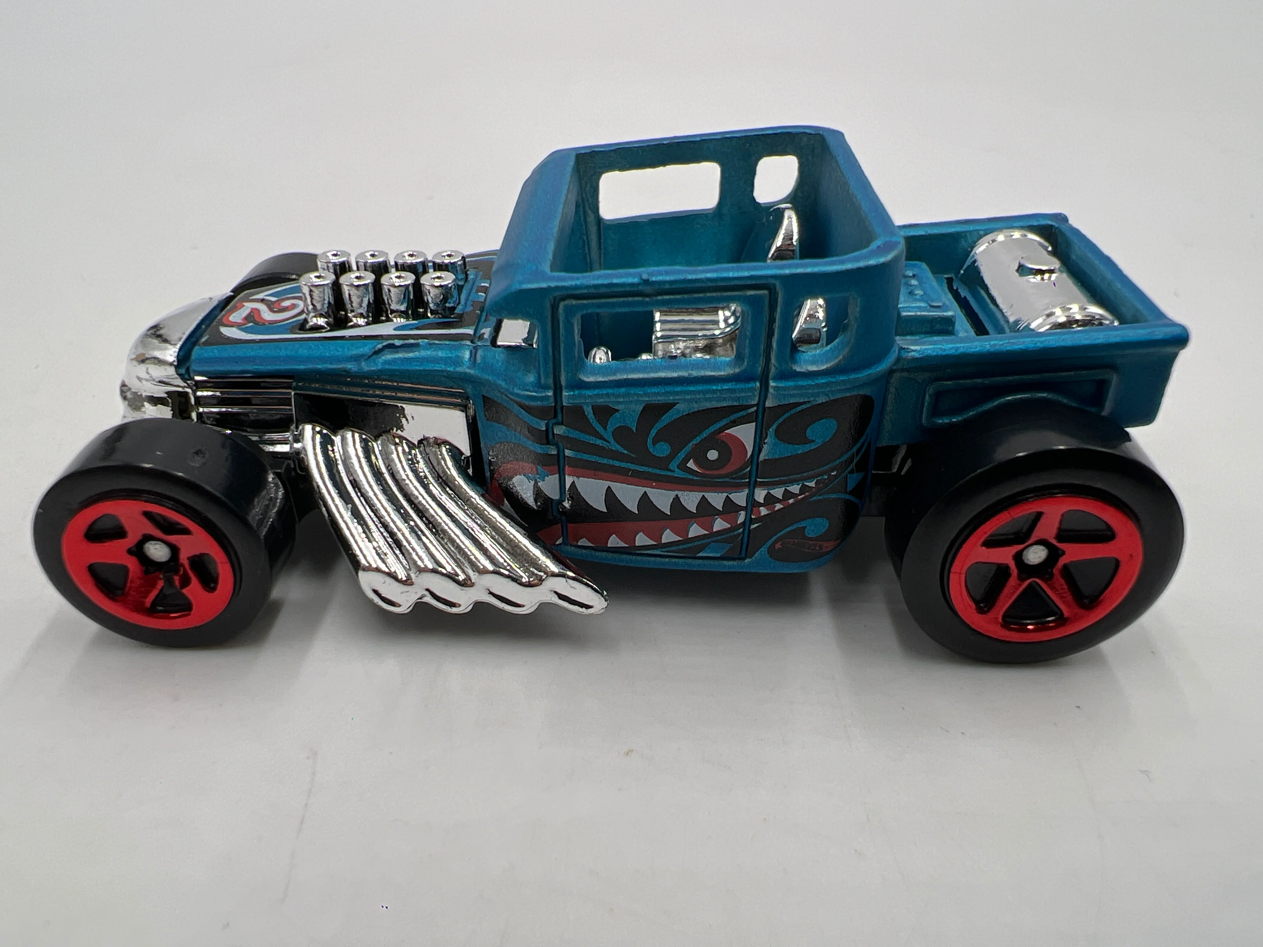 2018 Hot Wheels Mystery Models Series 3 #2 Chase Bone Shaker Blue - Image 5