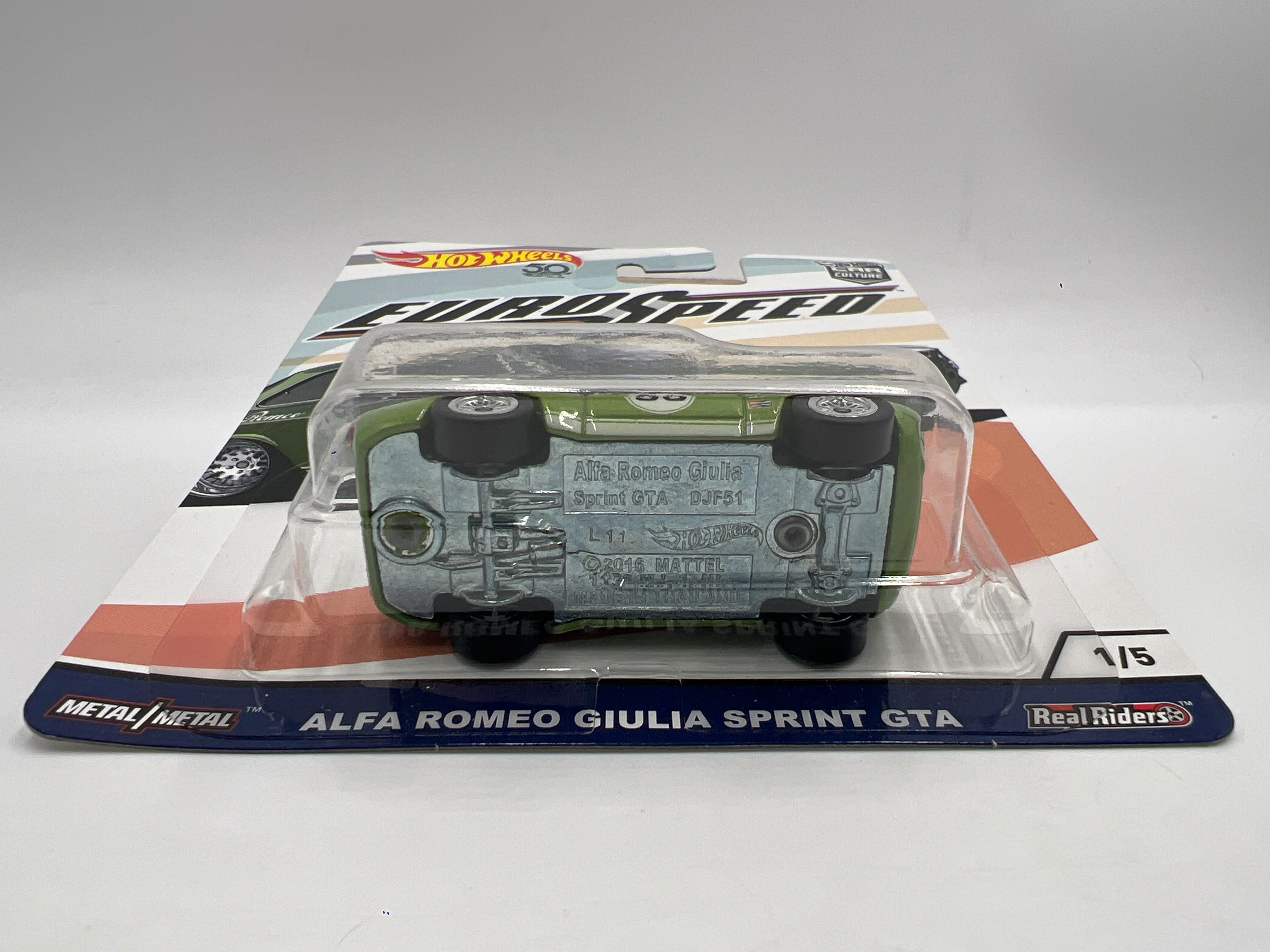 Hot Wheels Premium Euro Speed #1 Alfa Romeo Giulia Sprint GTA Green 252i - Image 5