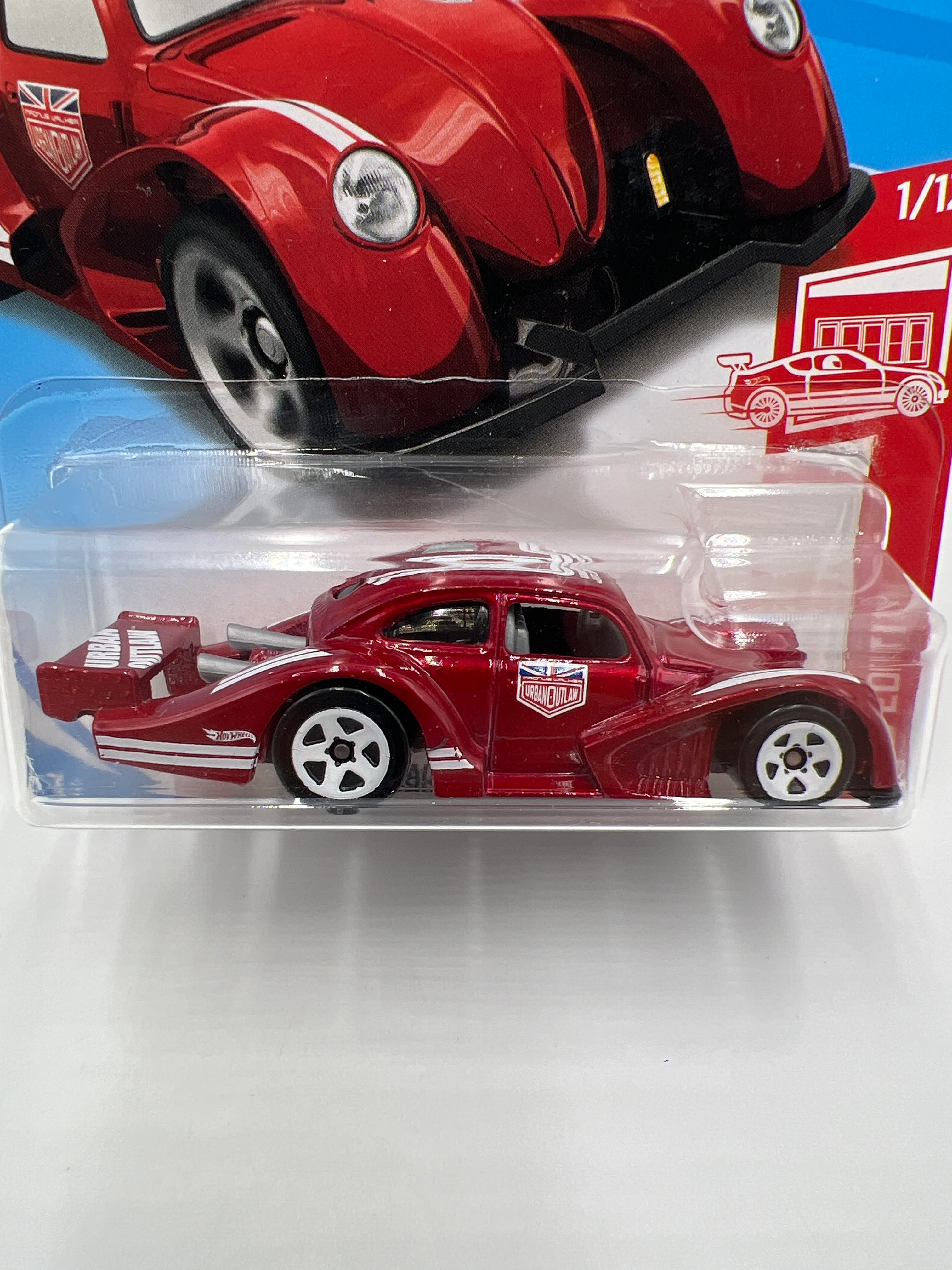 2018 Hot Wheels Target Exclusive Red Edition Volkswagen Kafer Racer Red - Image 2
