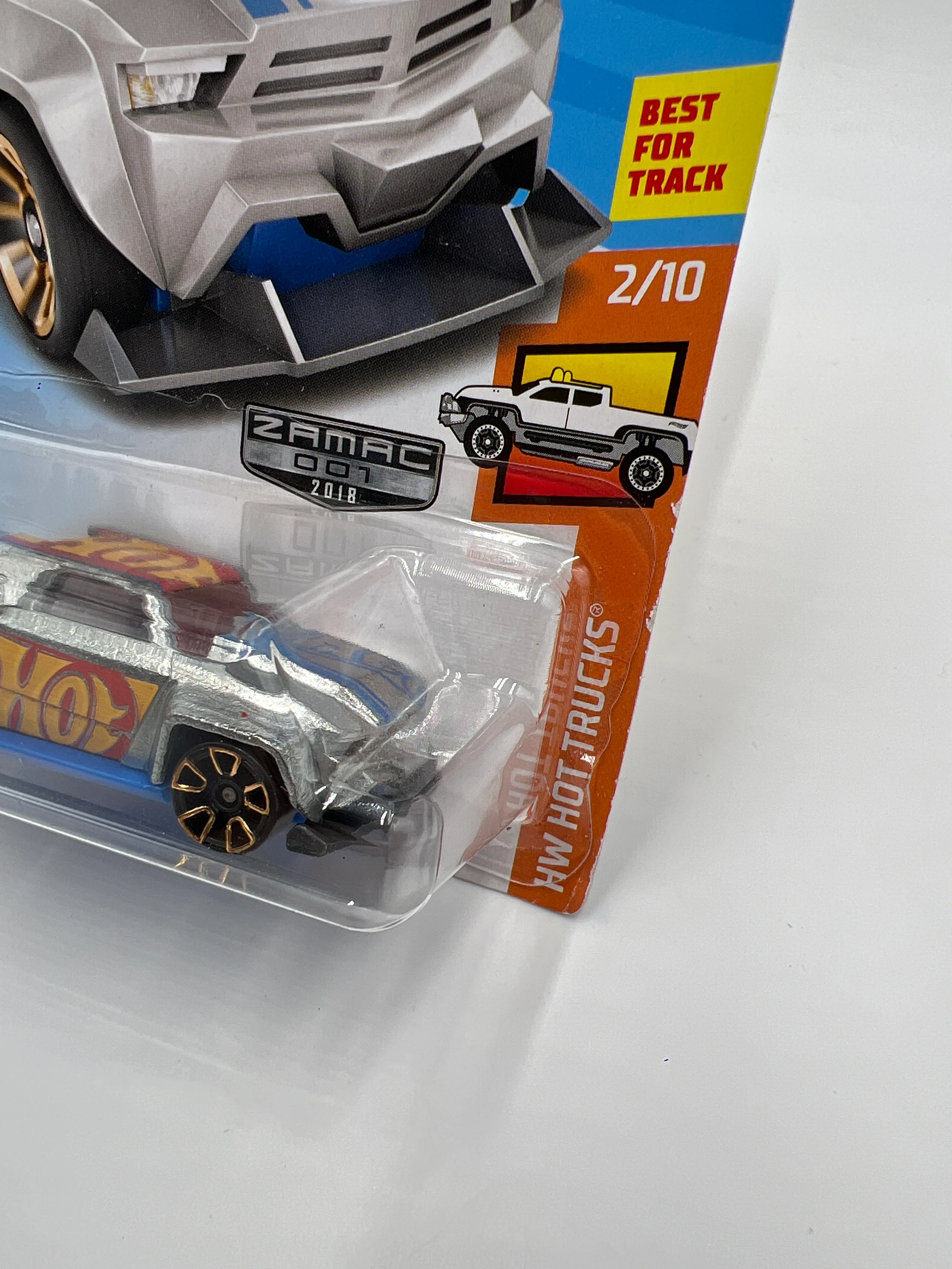 2018 Hot Wheels Walmart Exclusive Zamac 1 Solid Muscle 147F - Image 3