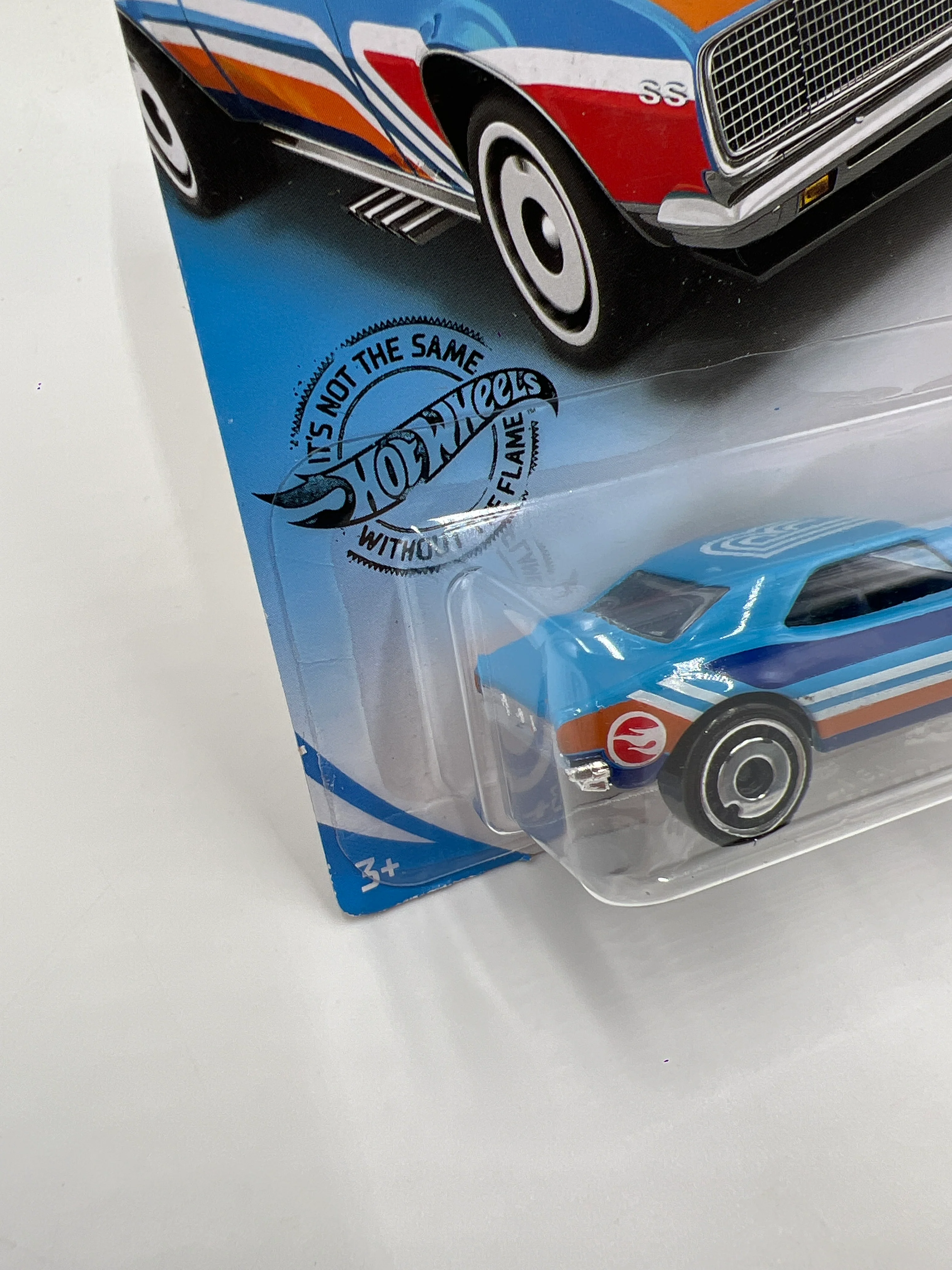 2019 Hot Wheels Treasure Hunt Art Cars #248 67 Camaro Blue 282D - Image 4