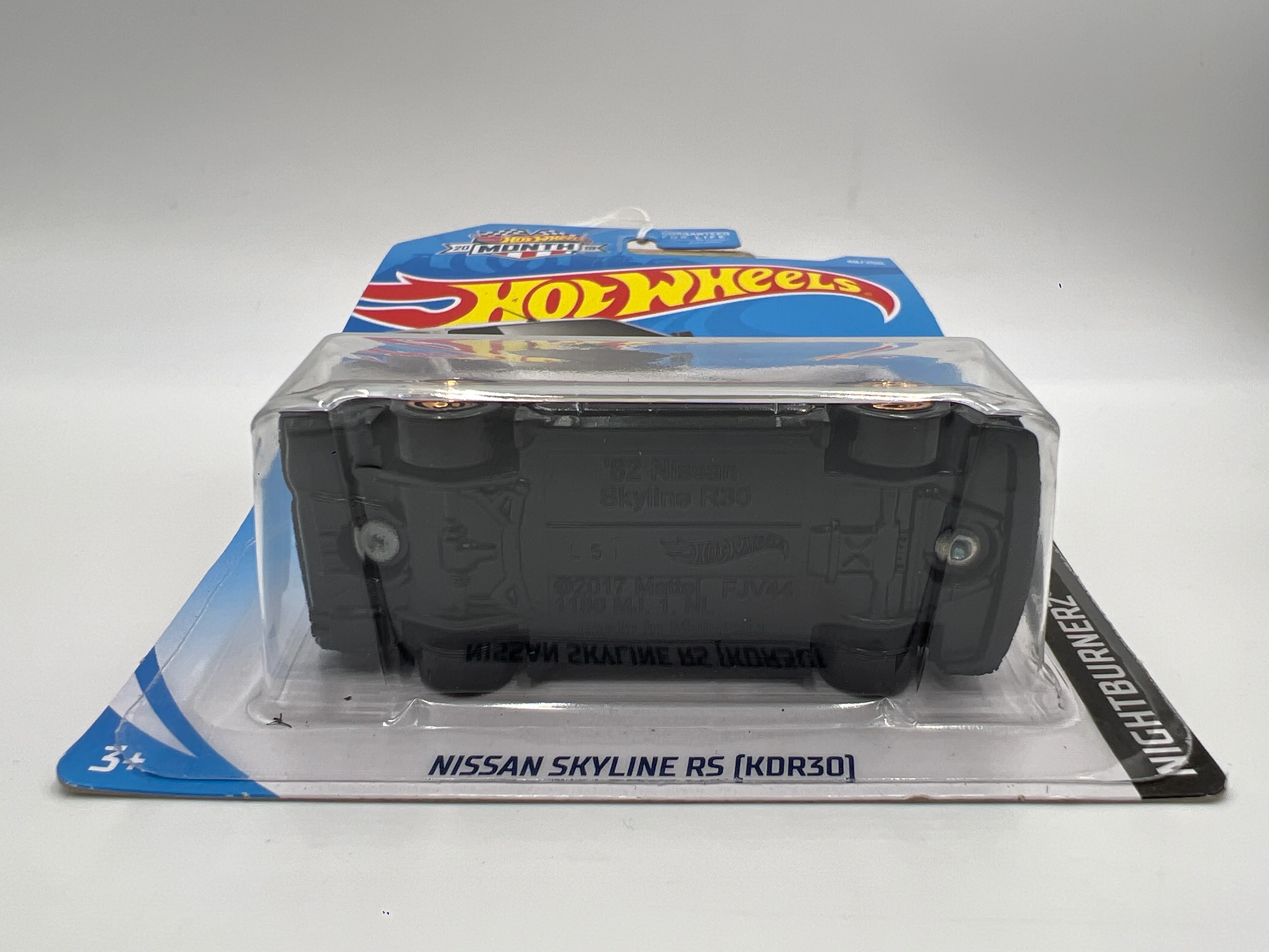 2019 Hot Wheels Walmart Exclusive Zamac 5 #48 Nissan Skyline RS KDR30 Month Card 144B - Image 5