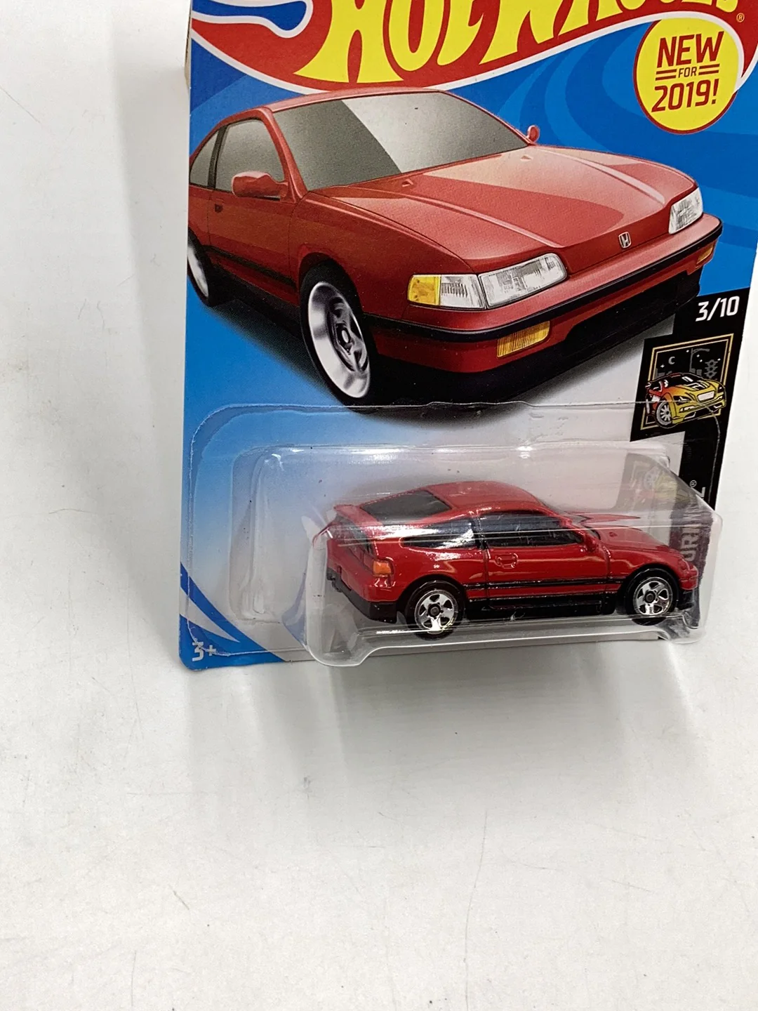 2019 Hot wheels #49 88 Honda CR-X Red 77F - Image 4