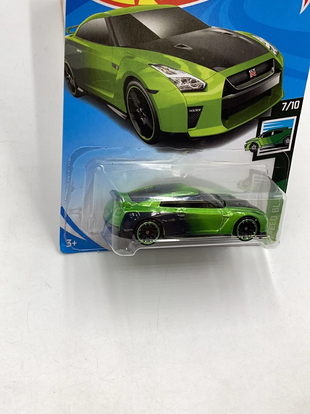 2019 Hot wheels #61 17 Nissan GT-R R35 Guaczilla 82C - Image 3
