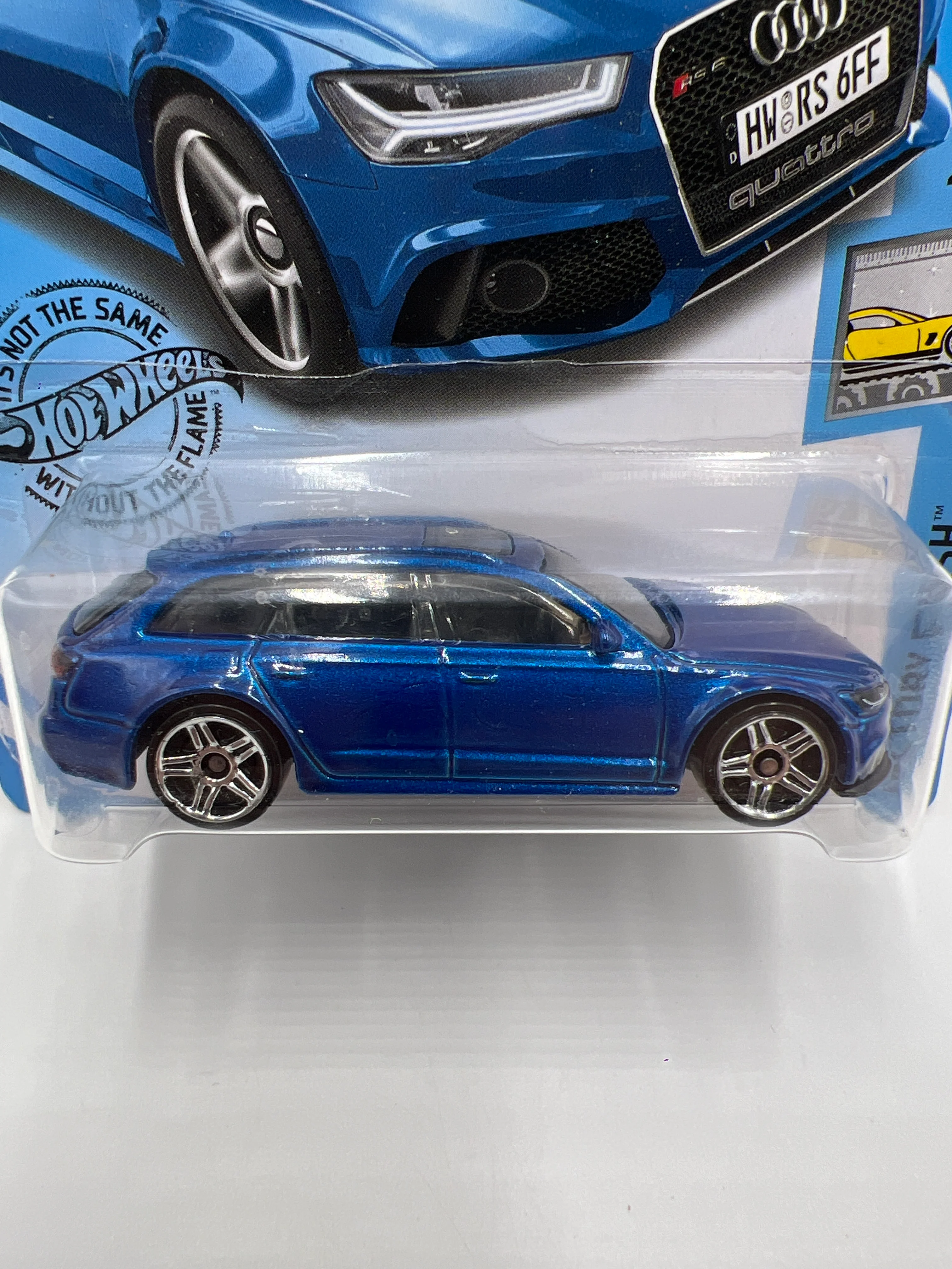 2019 Hot Wheels Factory Fresh #214 17 Audi RS 6 Avant Blue 109C - Image 2
