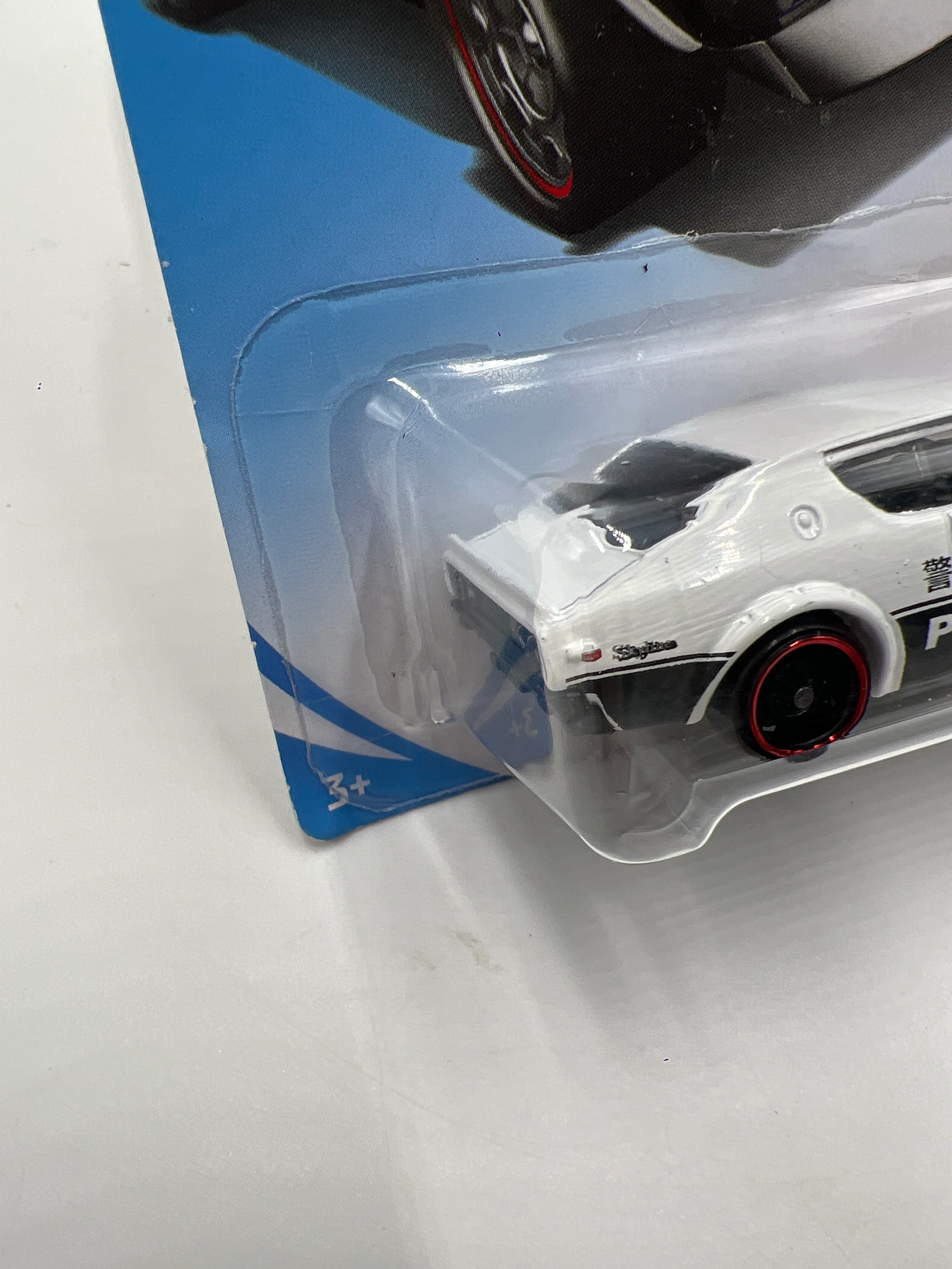 2019 Hot Wheels HW Rescue #160 Nissan Skyline 2000 GT-R Police Black/White 82E - Image 5