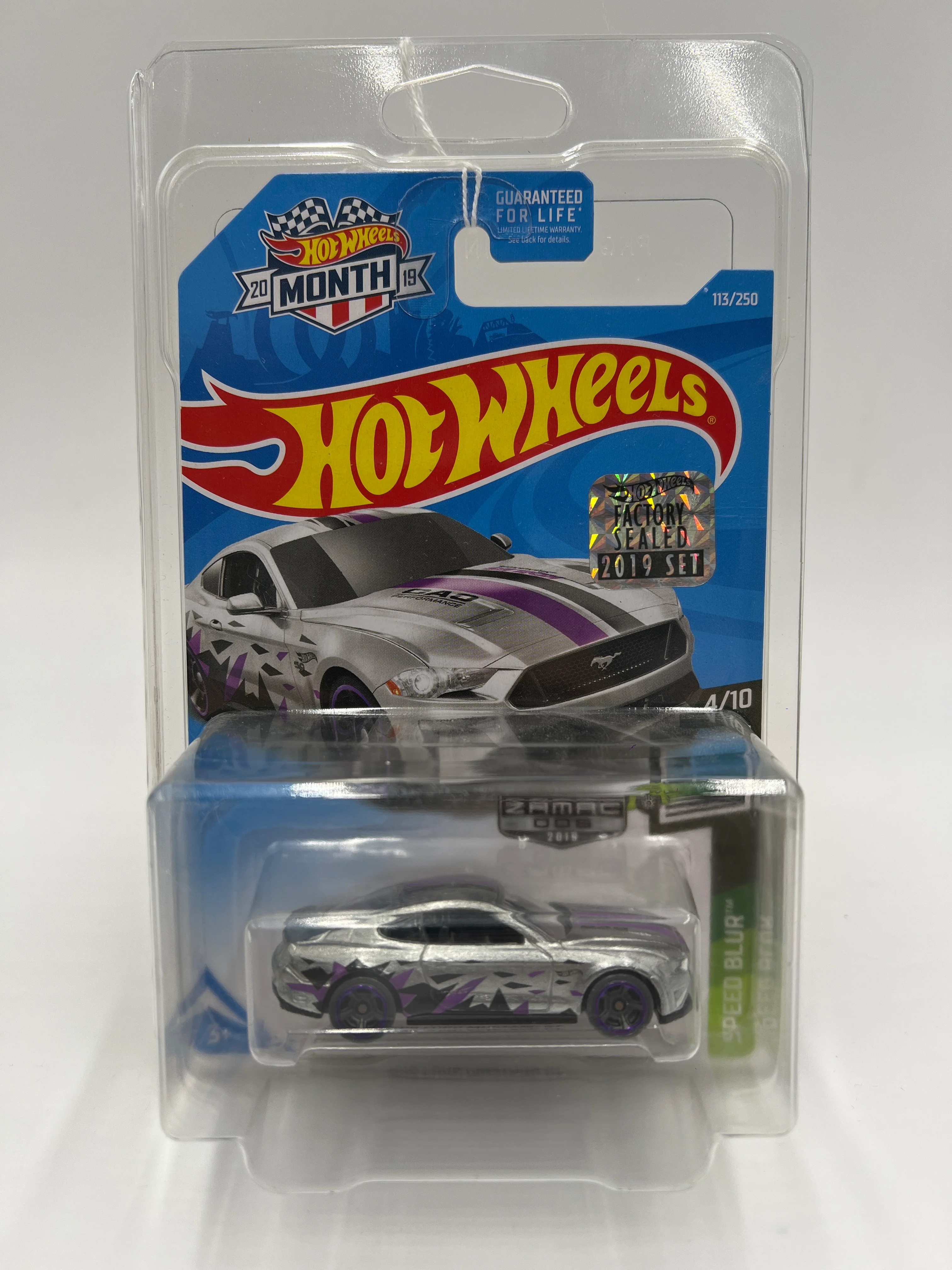 2019 Hot Wheels Factory Sealed Walmart Zamac 6 #113 2018 Ford Mustang GT SR - Image 7