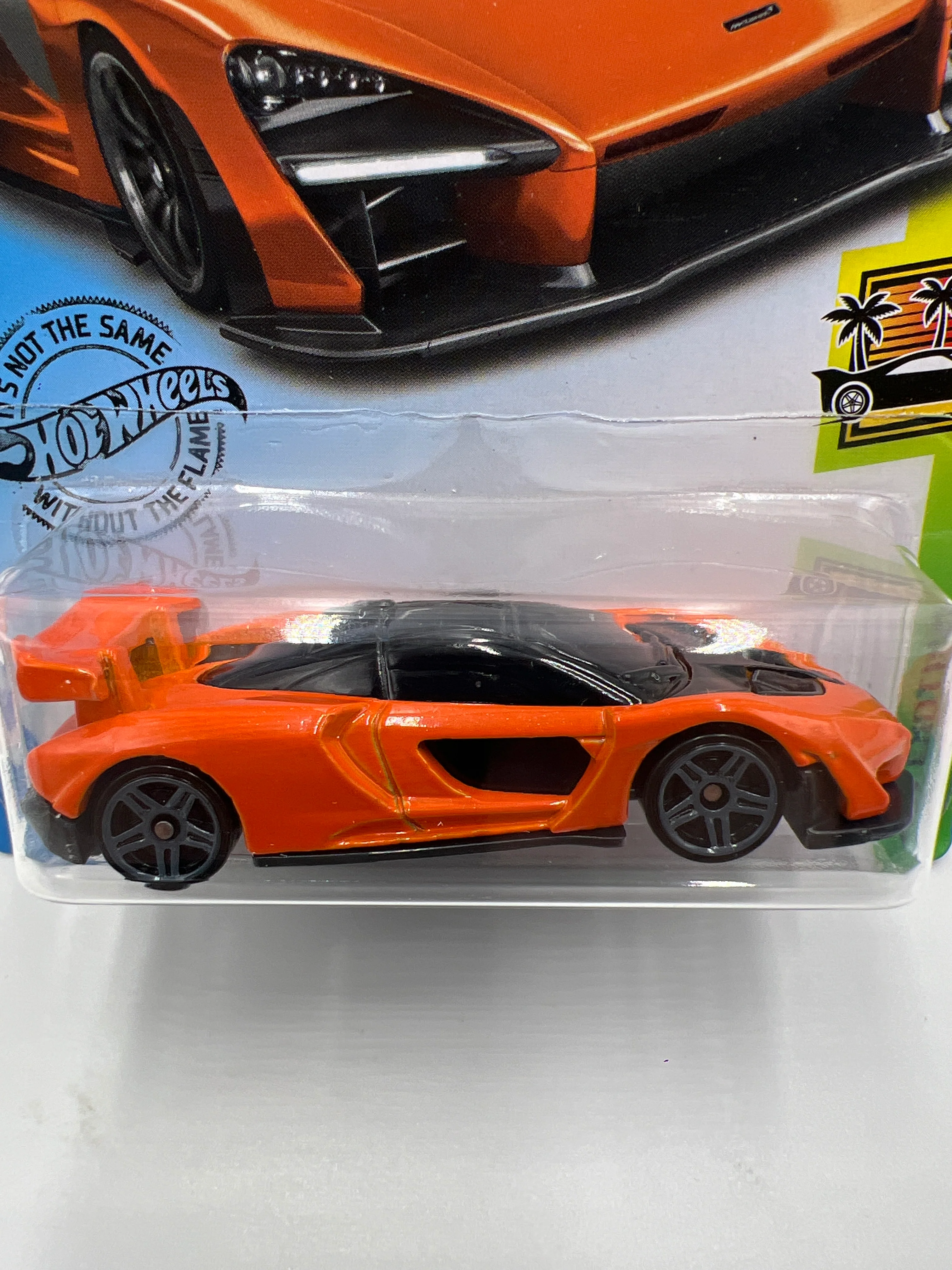 2019 Hot Wheels HW Exotics #162 Forza Horizon 4 McLaren Senna Orange 104C - Image 3
