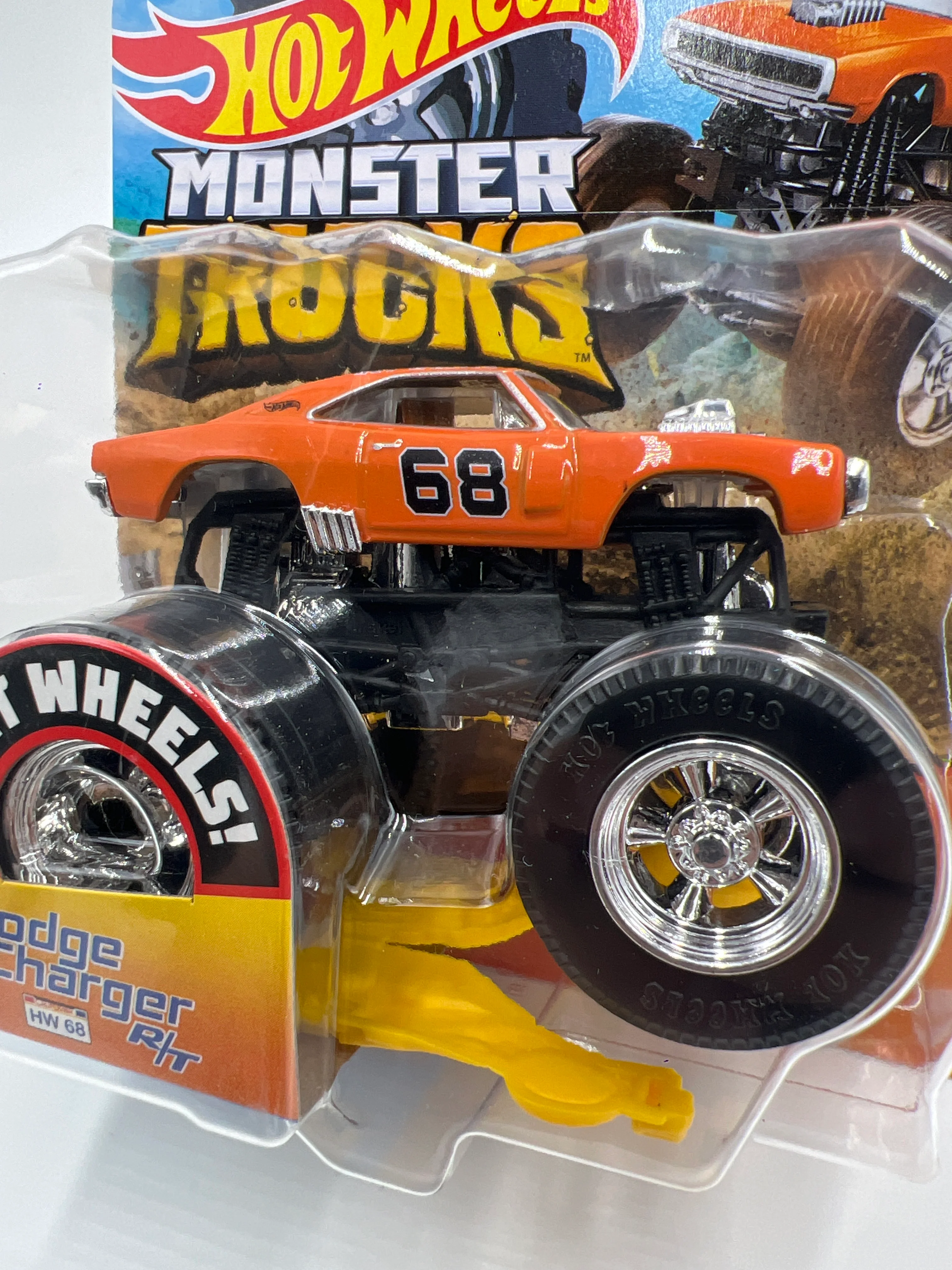 2020 Hot Wheels Monster Trucks Crash Legends #62 Dodge Charger R/T 125D - Image 2