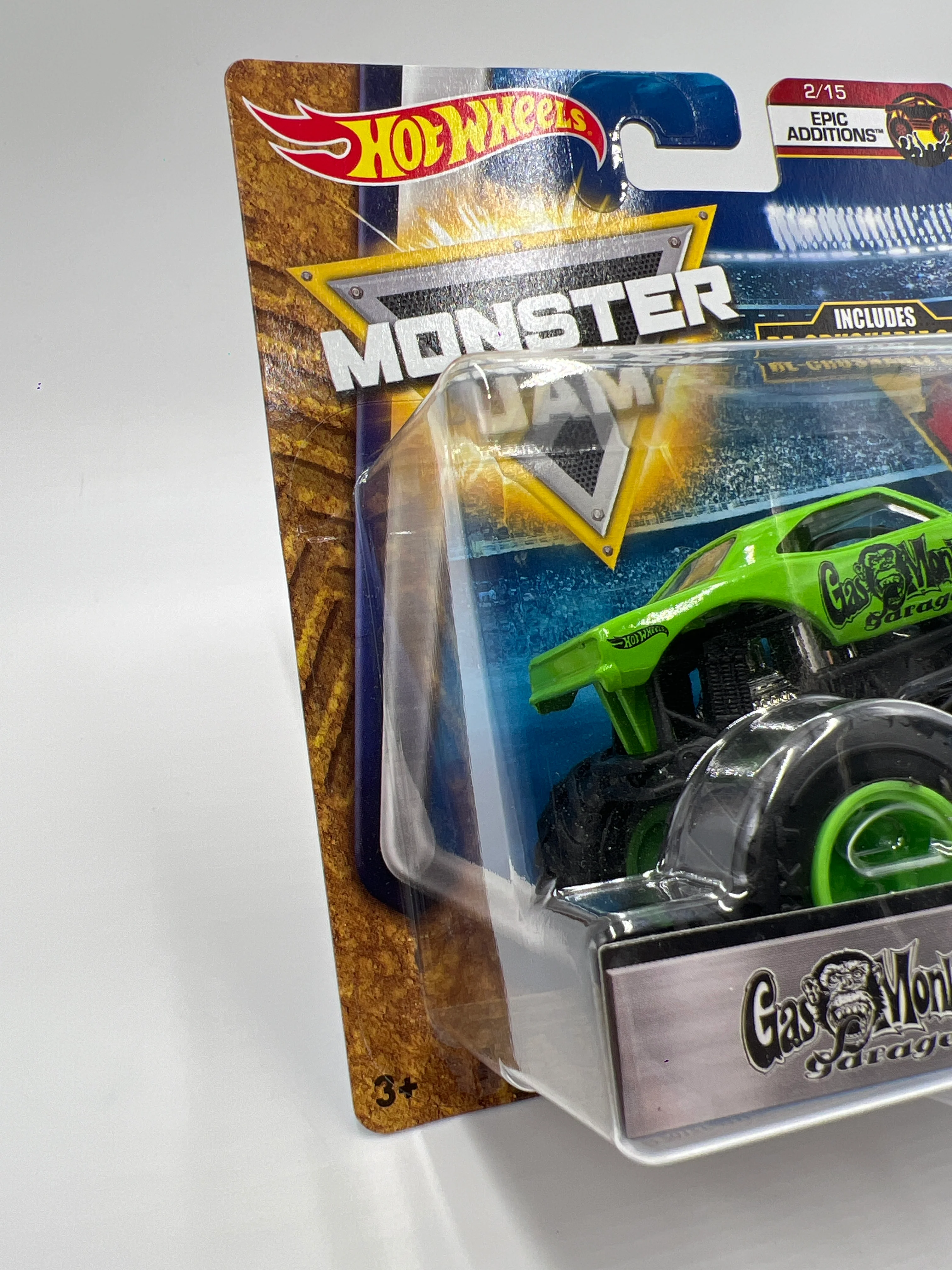 Hot Wheels Monster Jam Epic Auditions #2 Gas Monkey Garage W/Protector - Image 5