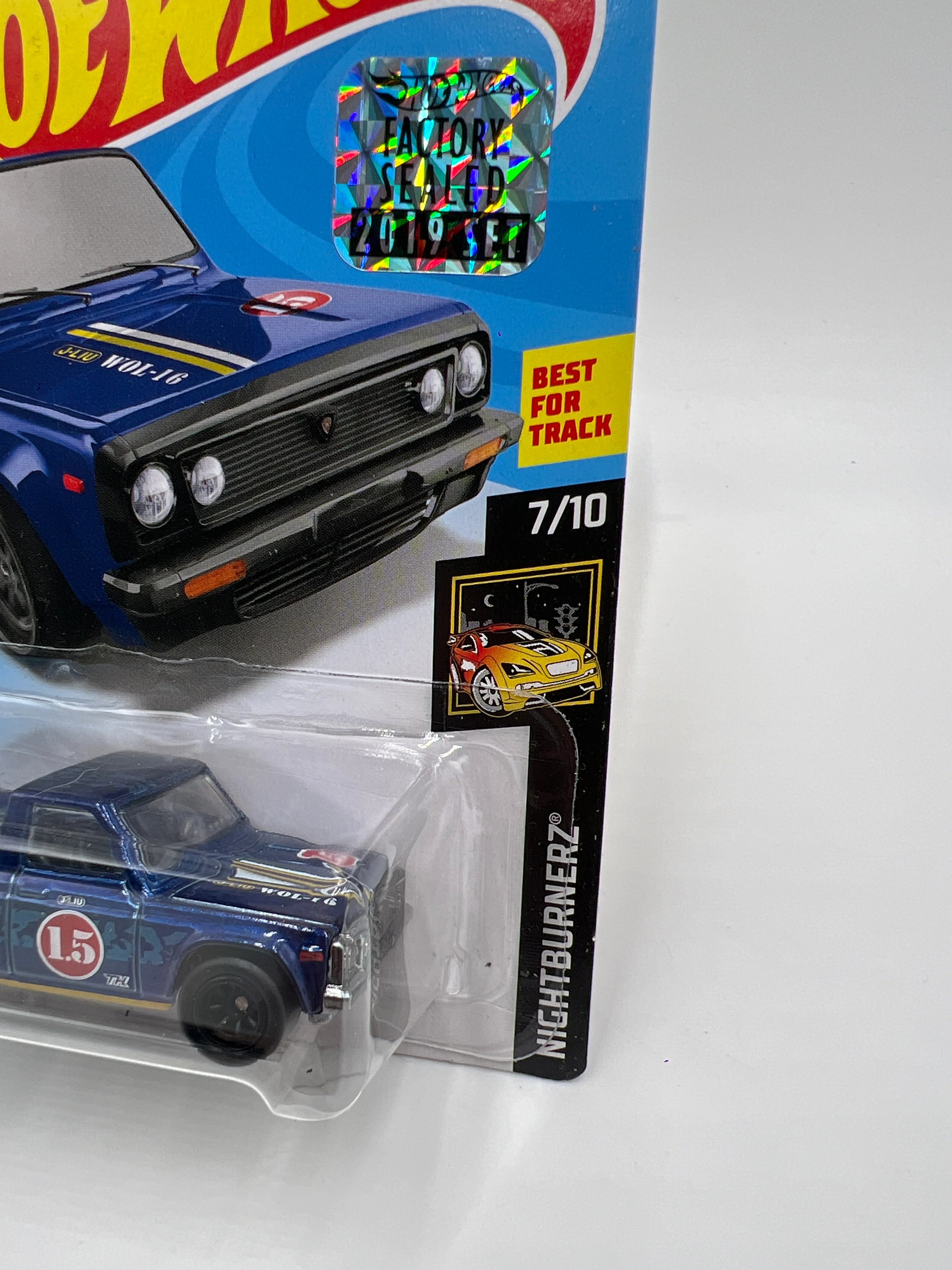 2019 Hot Wheels Factory Sealed Super Treasure Hunt #138 Mazda Repu Blue W/Protector - Image 3