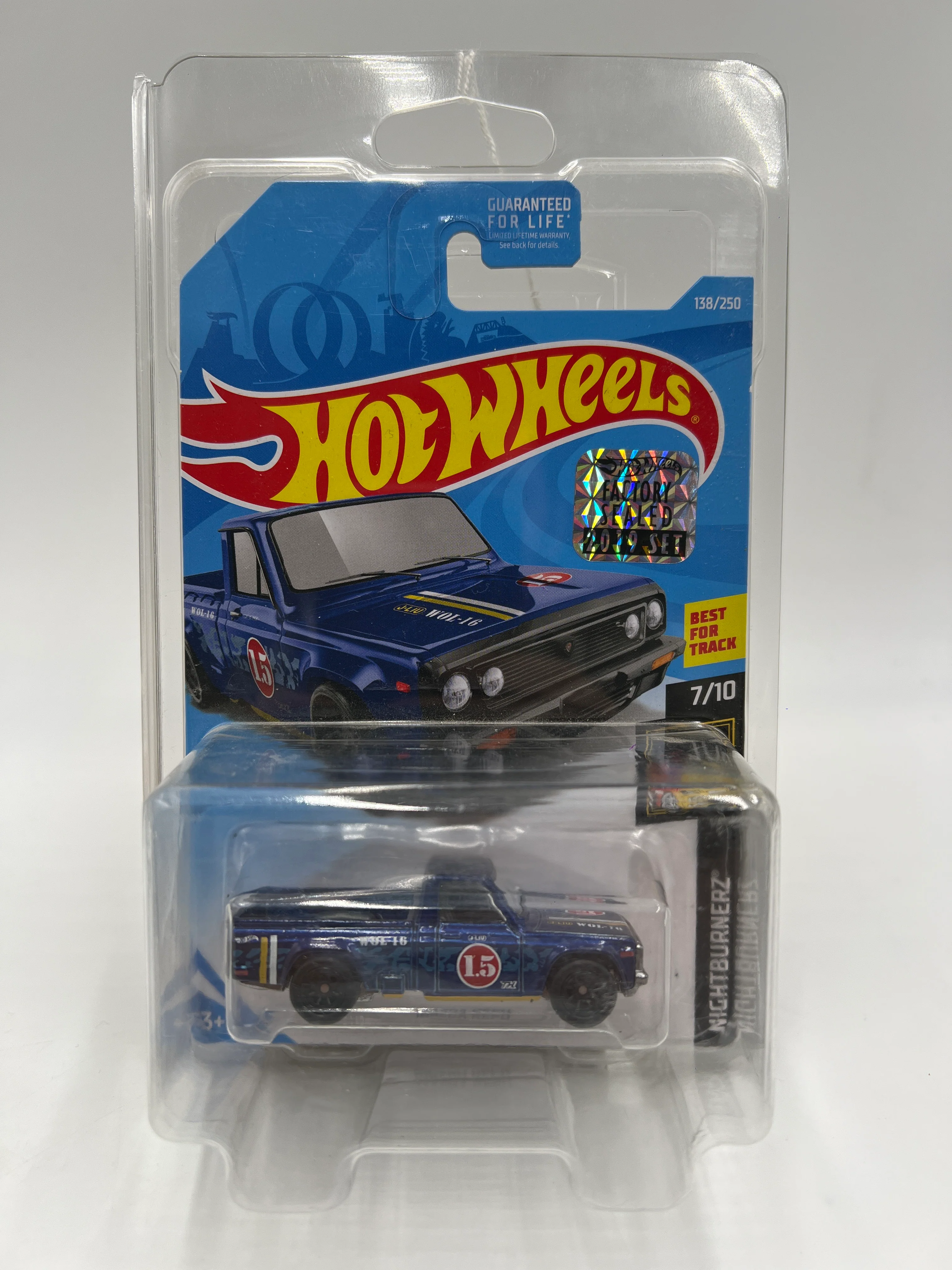 2019 Hot Wheels Factory Sealed Super Treasure Hunt #138 Mazda Repu Blue W/Protector - Image 7