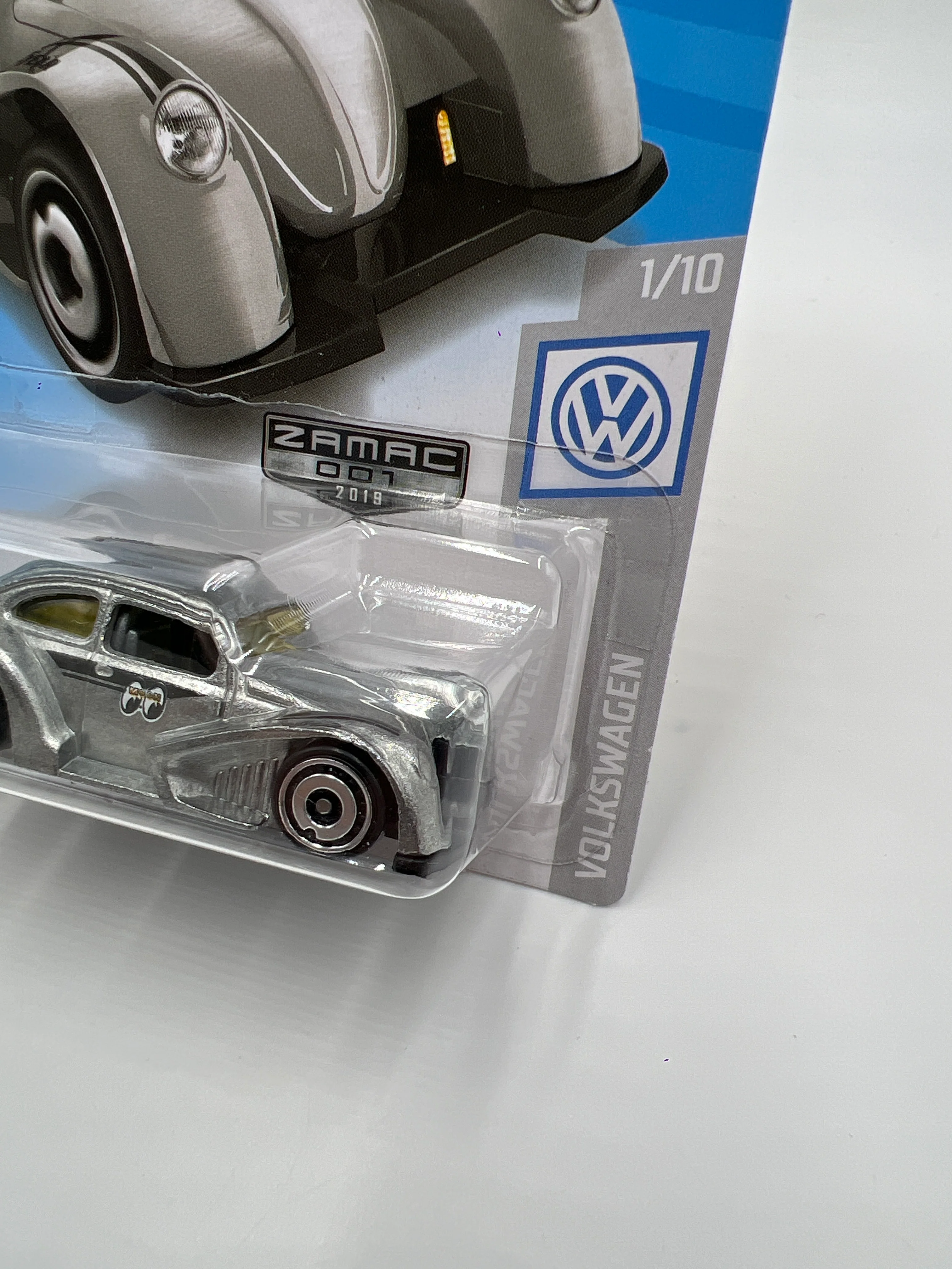 2019 Hot Wheels Walmart Exclusive Zamac 1 #46 Volkswagen Kafer Racer Mooneyes 146i - Image 3