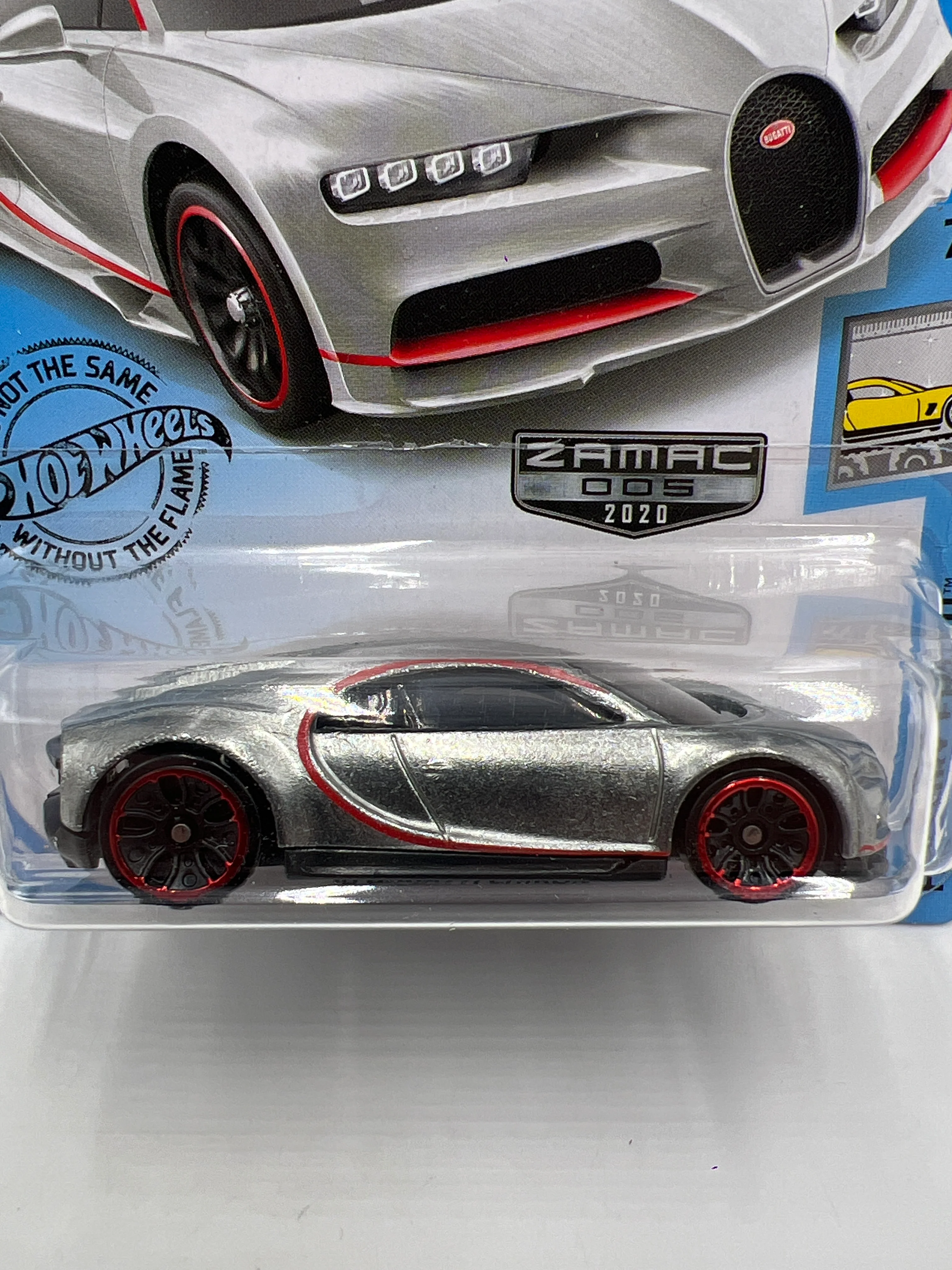 2020 Hot Wheels Walmart Exclusive Zamac 5 #89 16 Bugatti Chiron - Image 2