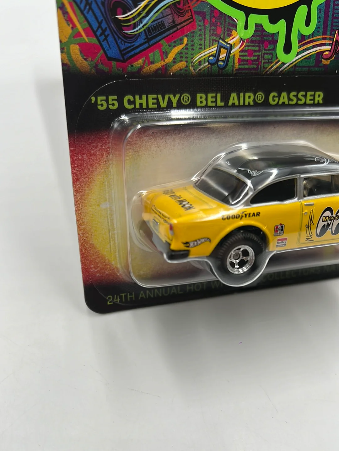 2024 Hot Wheels 24th Annual Collector Nationals ‘55 Chevy Bel Air Gasser 5033/6200 - Image 5