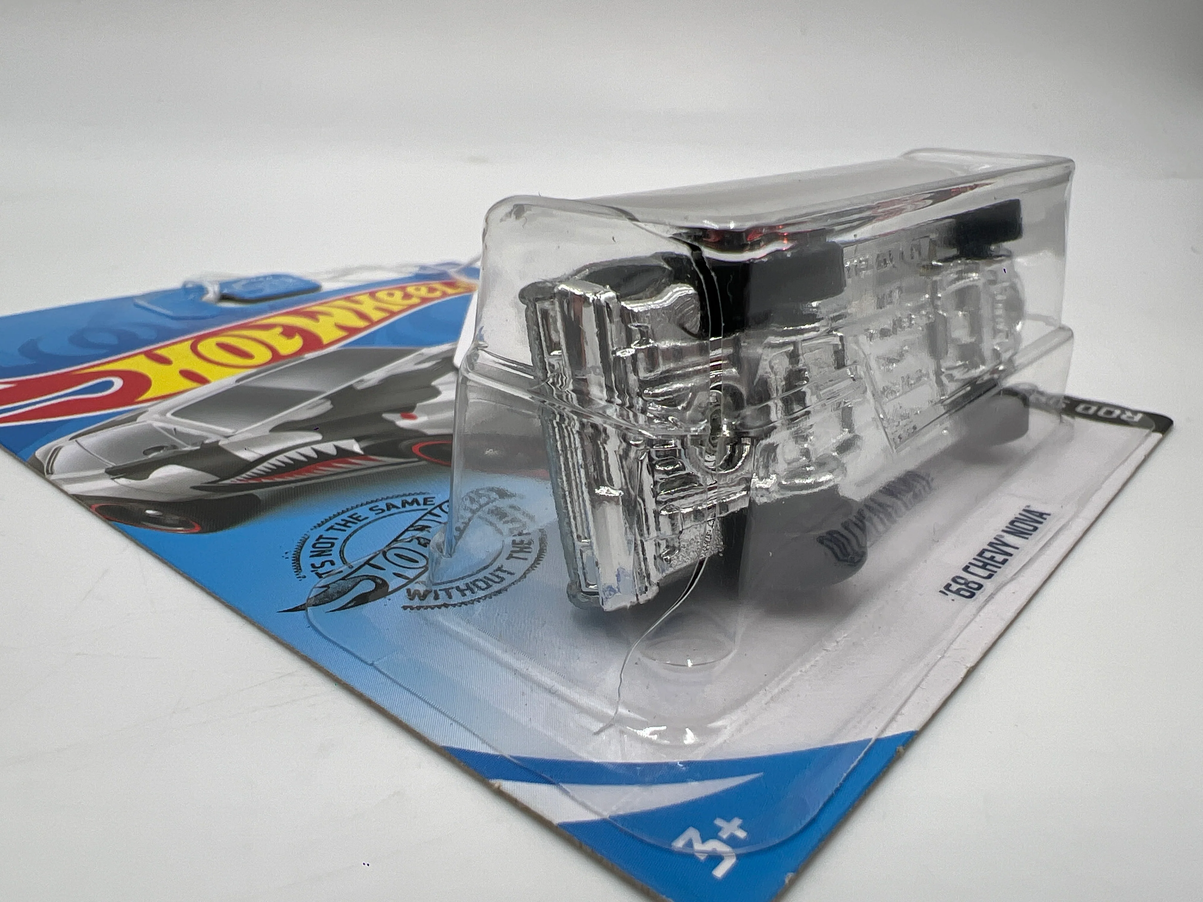 2020 Hot Wheels Rod Squad Walmart Exclusive Zamac 004 #73 68 Chevy Nova 147B - Image 6