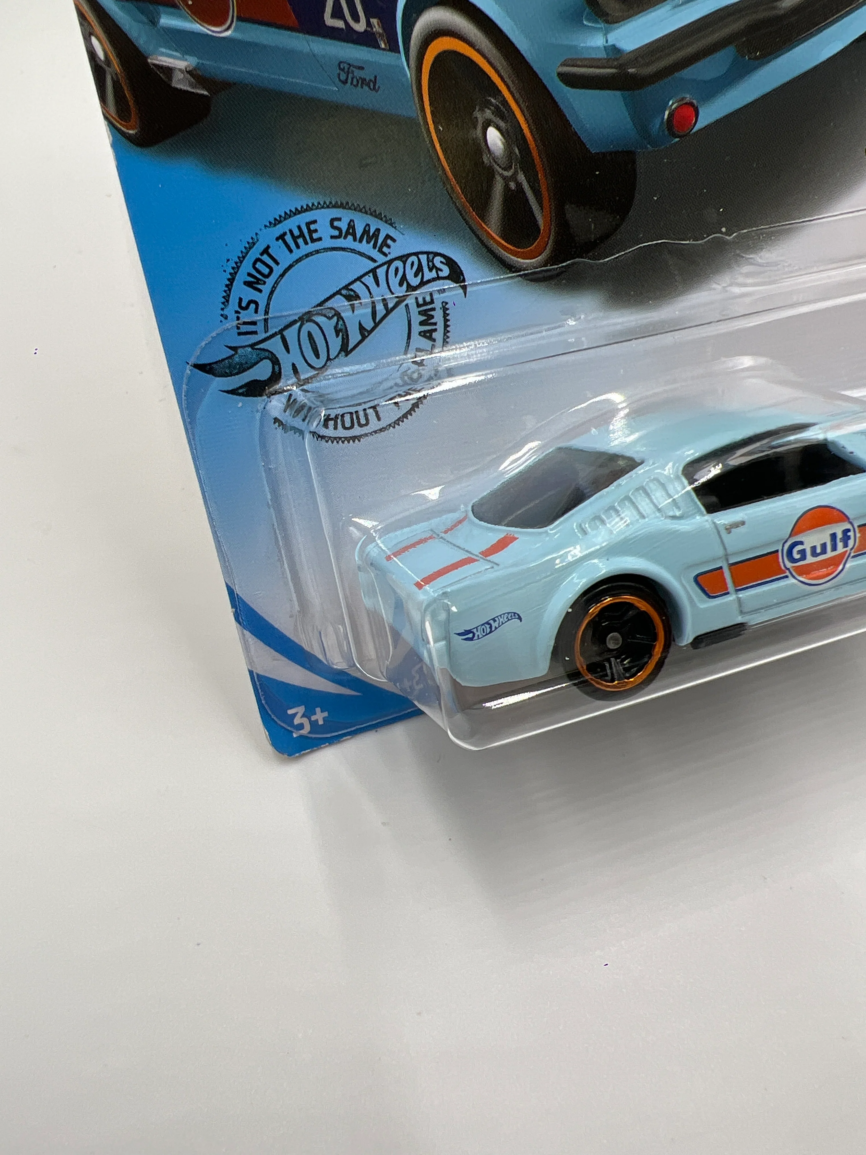 2020 Hot Wheels HW Speed Graphics #116 65 Mustang 2+2 Fastback Gulf Blue 27C - Image 4