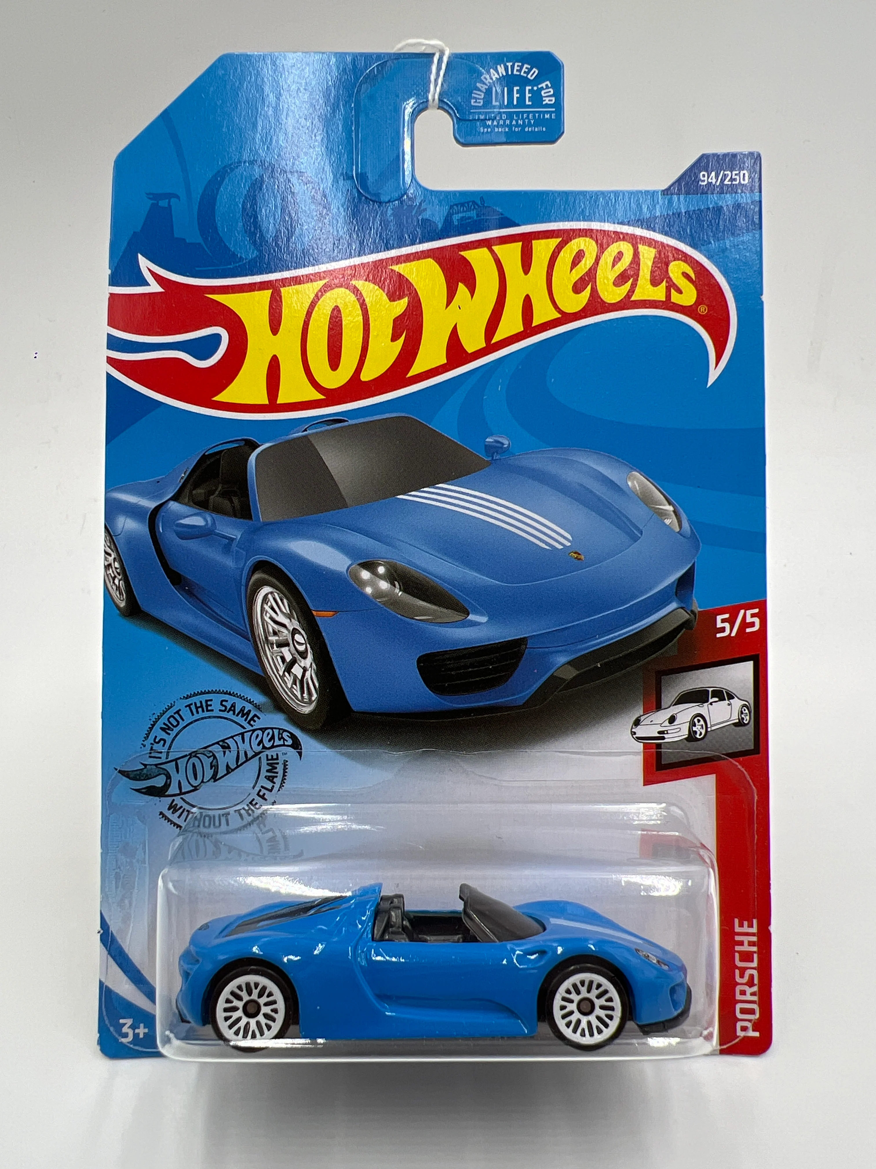 2020 Hot Wheels Porsche #94 Porsche 918 Spyder Blue 98A