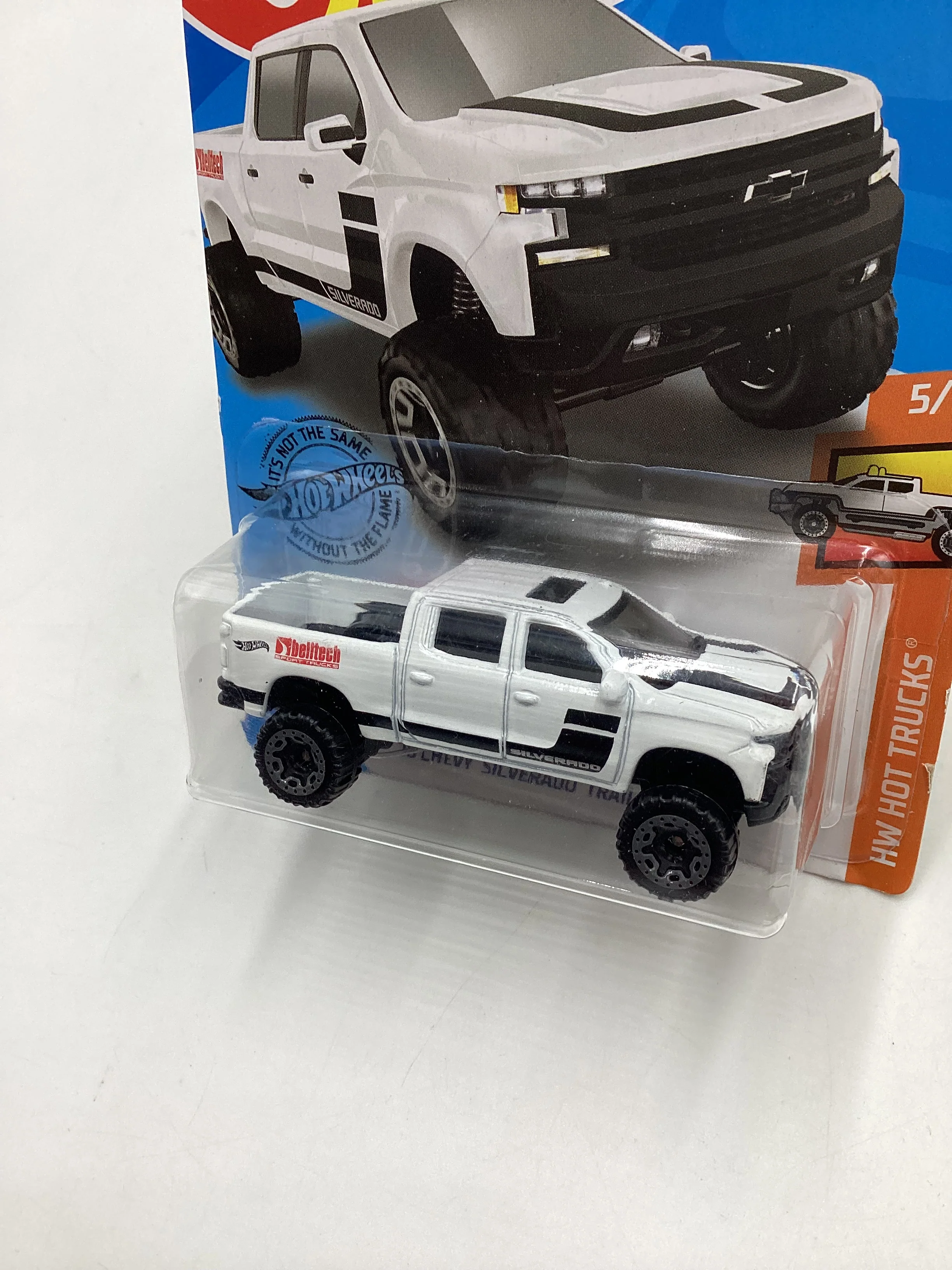 2020 Hot wheels HW Hot Trucks #151 19 Chevy Silverado Trail Boss LT 15A - Image 4