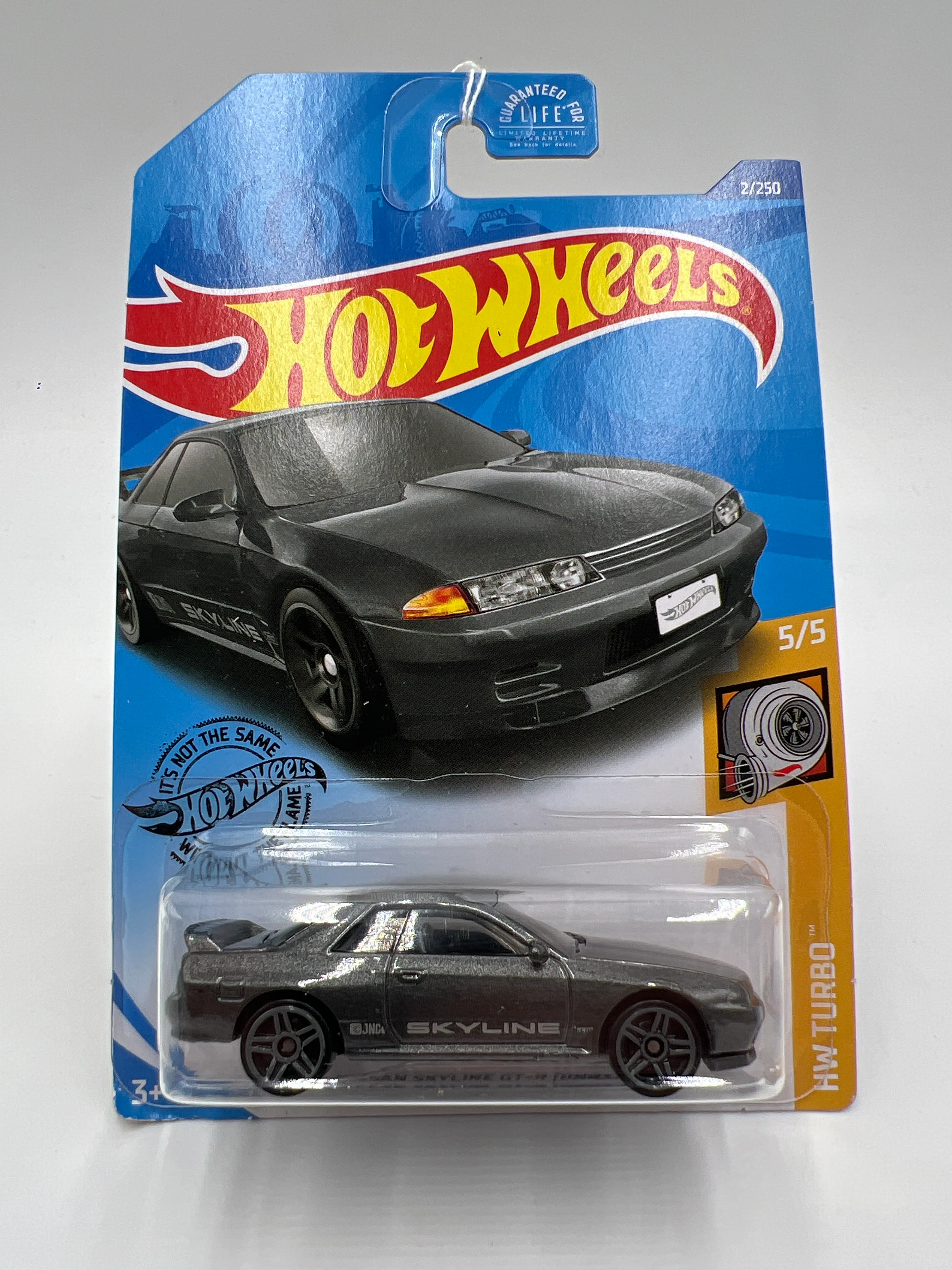 2020 Hot Wheels HW Turbo #2 Nissan Skyline GT-R R32 Gray 82E - Image 2