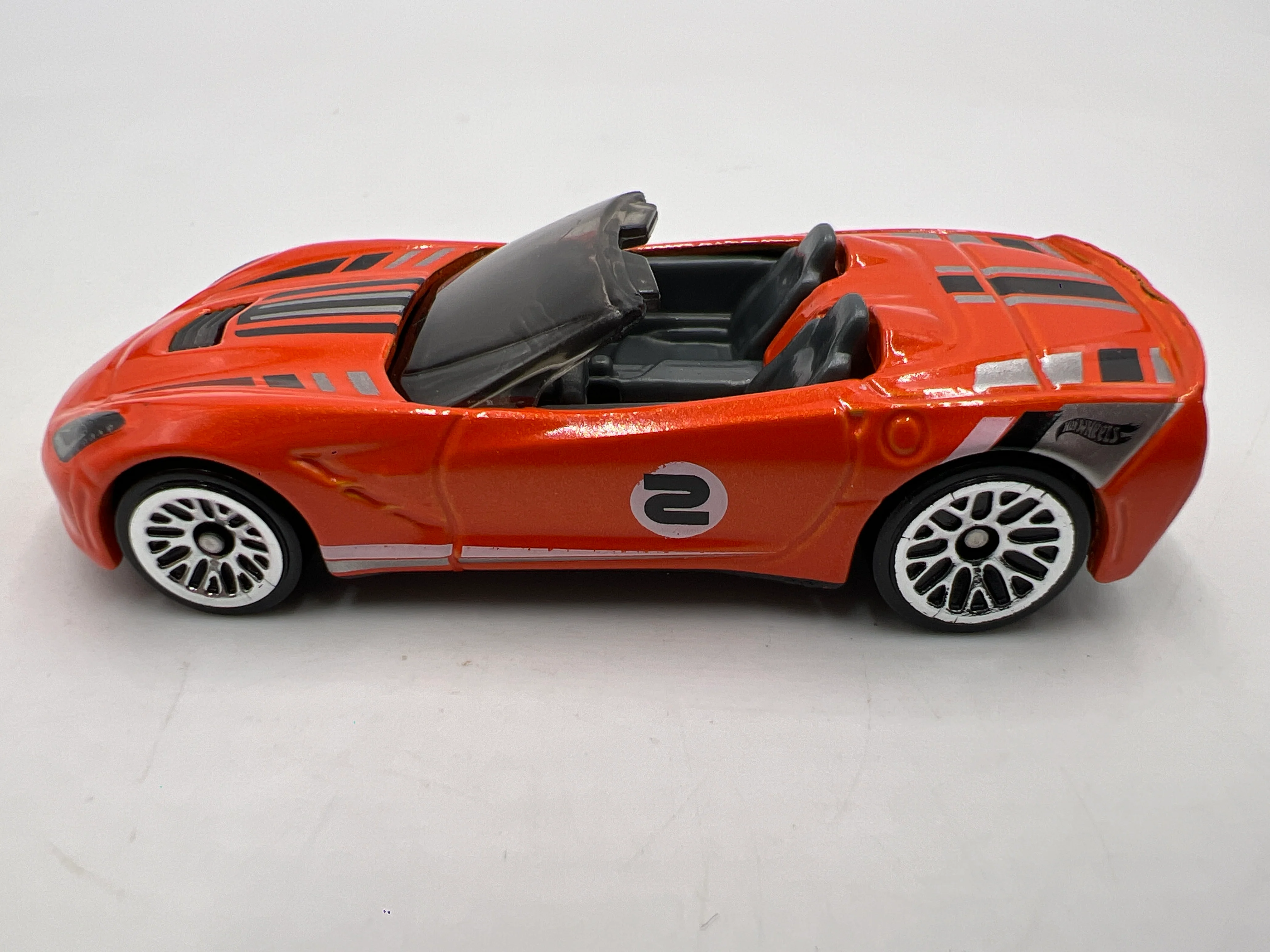 2020 Hot Wheels Mystery Models Series 2 #2 Chase 14 Corvette Stingray Orange - Image 5