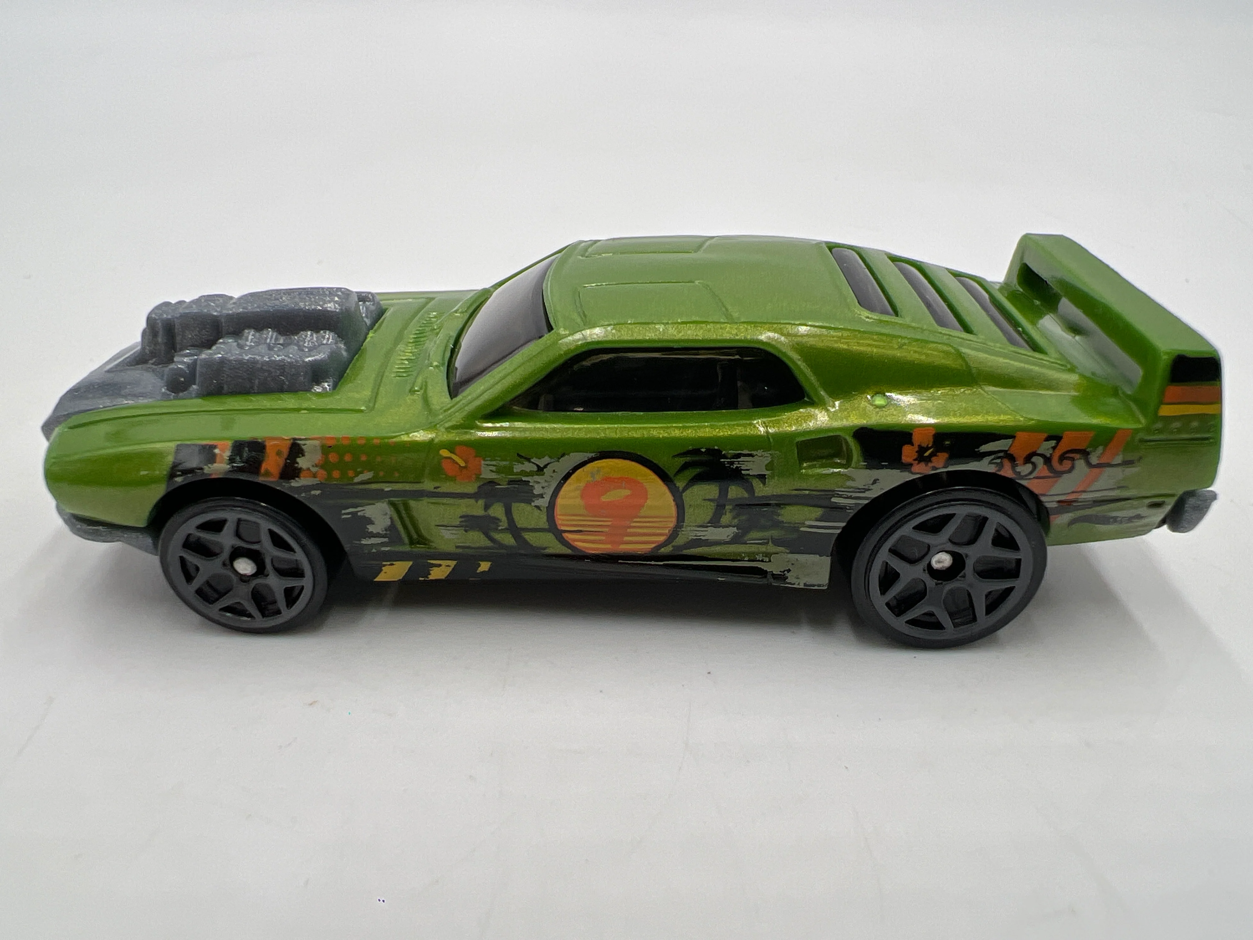 2020 Hot Wheels Mystery Models Series 2 #9 Rivited Green - Image 5