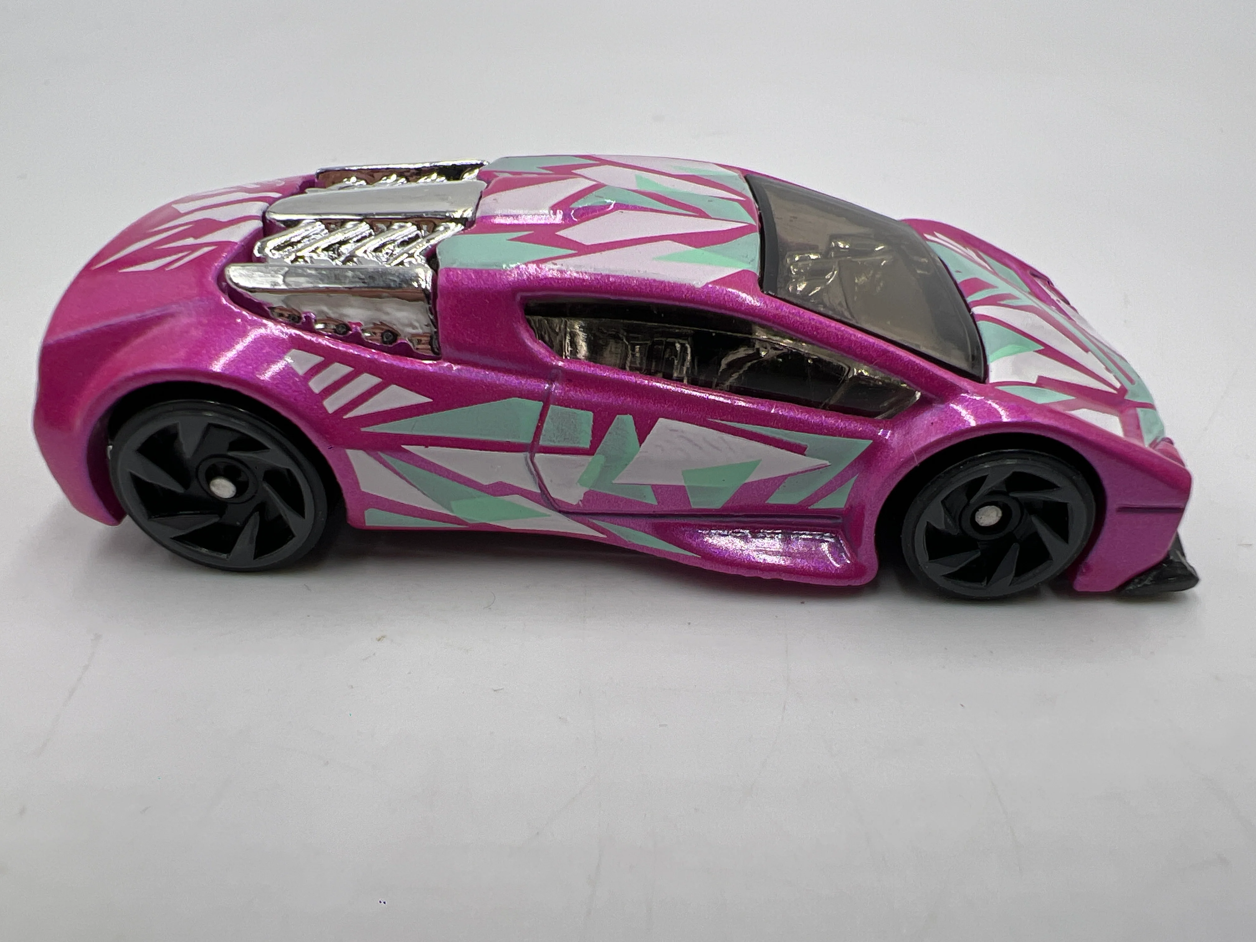 2020 Hot Wheels Mystery Models Series 2 #4 Zotic Pink - Image 4