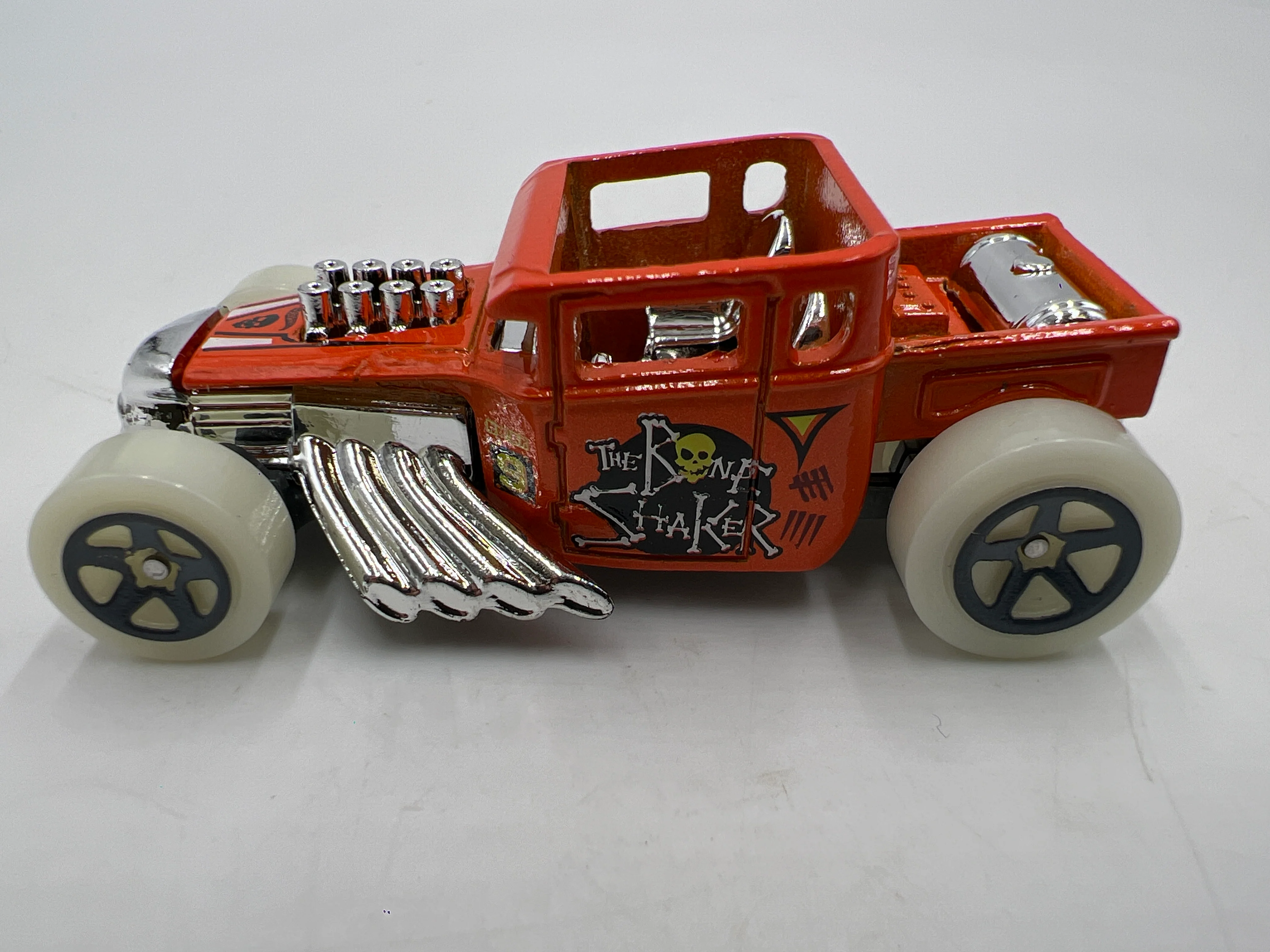 2019 Hot Wheels Mystery Models Series 1 #9 Chase Bone Shaker Orange - Image 5