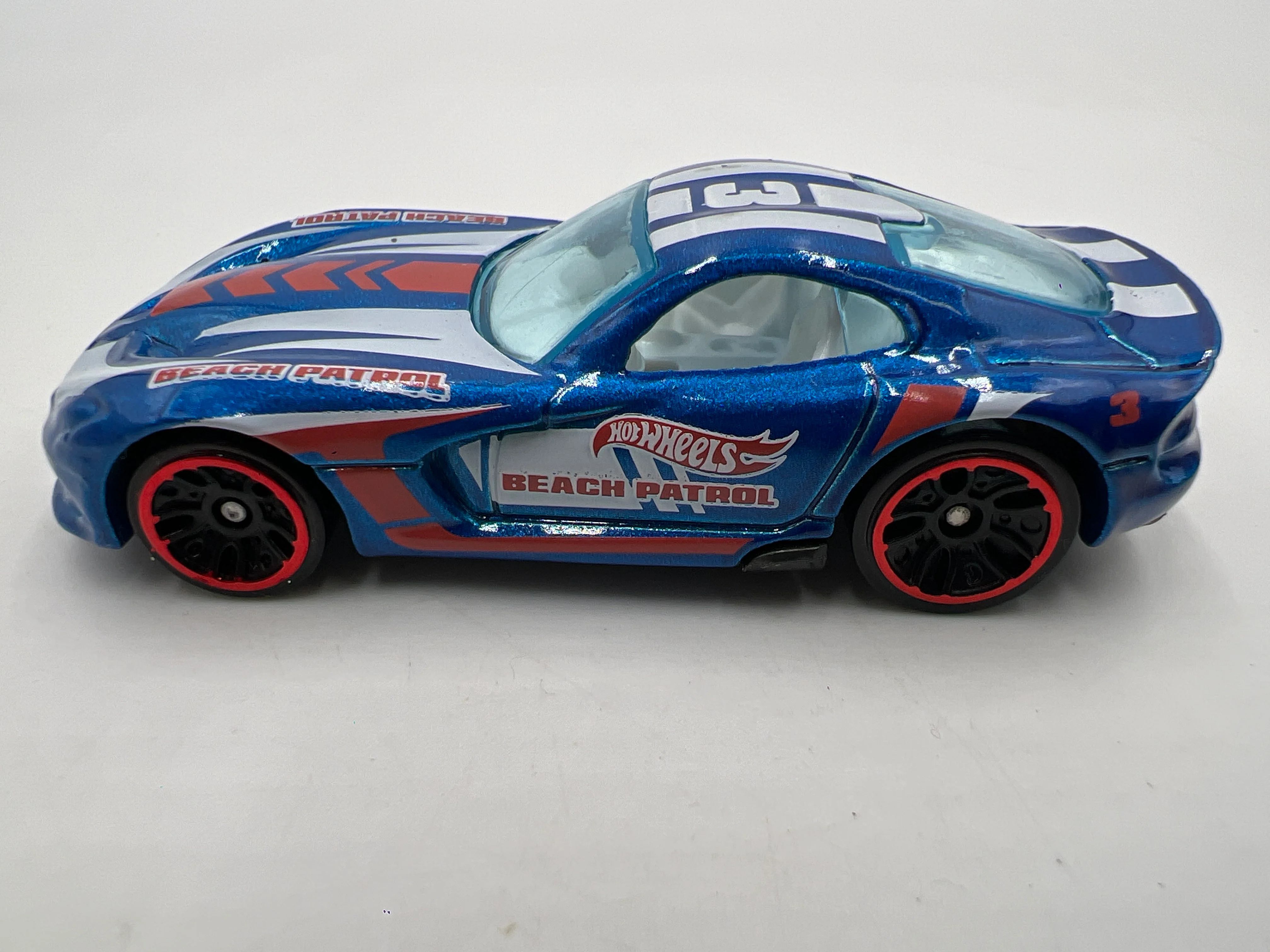 2020 Hot Wheels Mystery Models Series 2 #3 Chase 2013 Dodge Viper SRT Blue - Image 5
